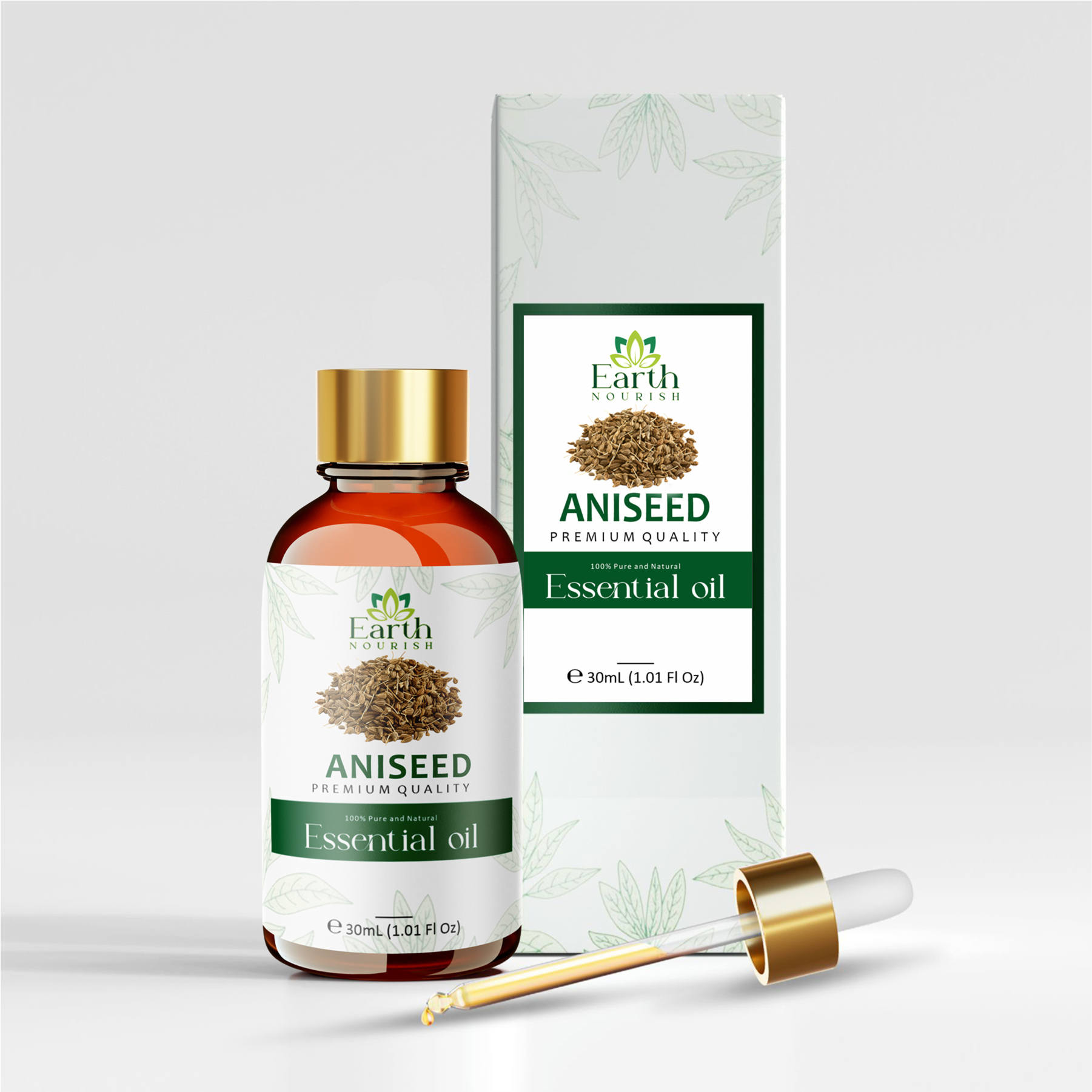 Aniseed Oil 50ml – Pure & Natural Essential Oil for DIY & Aromatherapy | Earth Nourish