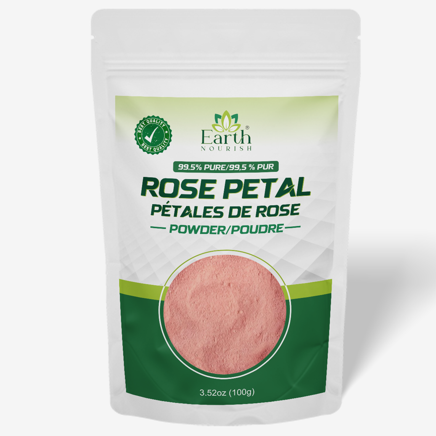 Rose Petal Powder 100g – Cosmetic-Grade Raw Material | Earth Nourish