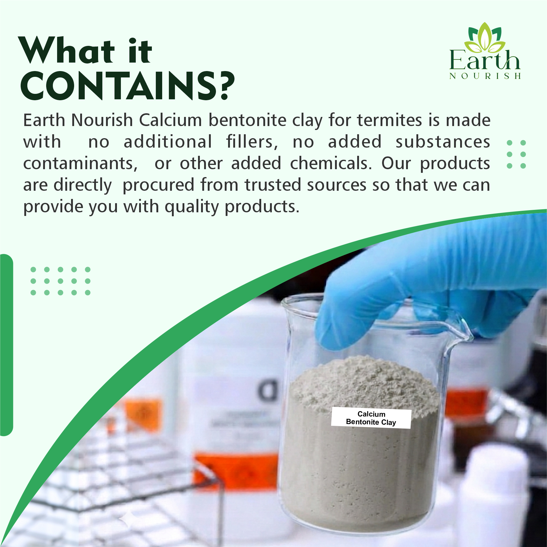 Calcium Bentonite Clay Powder 100g – Cosmetic-Grade Raw Material | Earth Nourish
