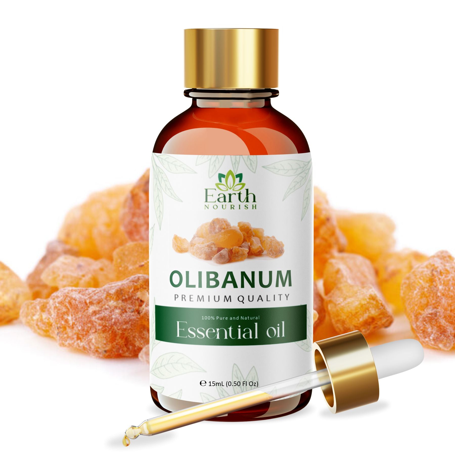 Olibanum Oil 50ml – Pure & Natural Essential Oil for Skin Rejuvenation & Meditative Peace | Earth Nourish