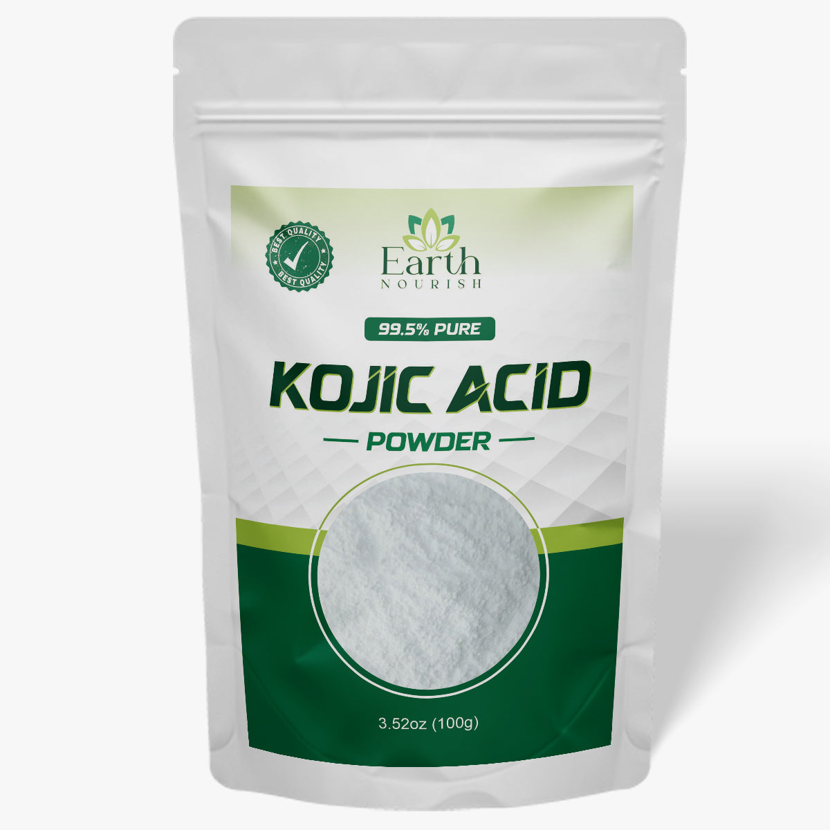 Kojic Acid Powder 100g – Cosmetic-Grade Raw Material | Earth Nourish