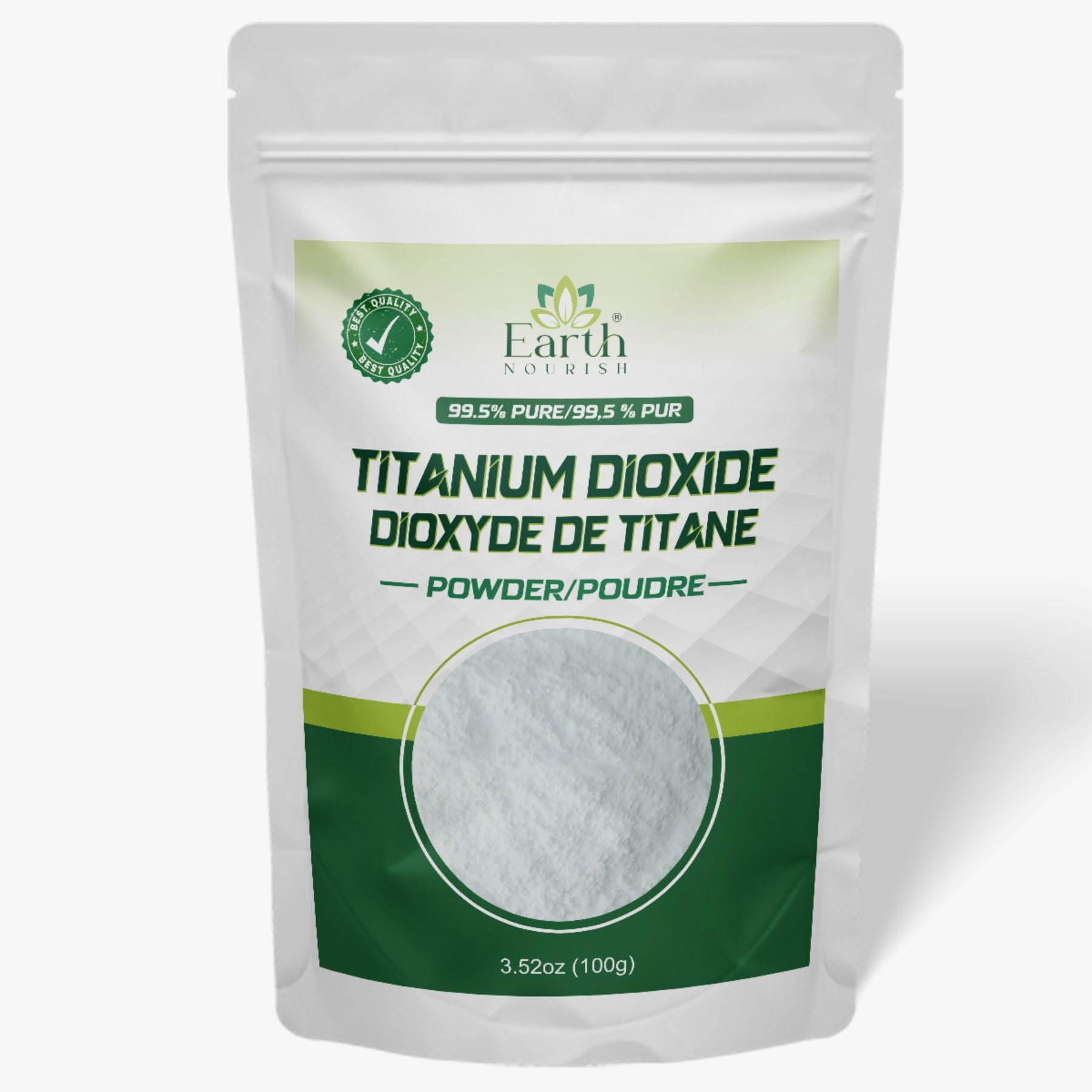 Titanium Dioxide 100g – Cosmetic-Grade Raw Material | Earth Nourish