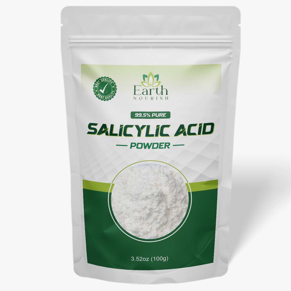 Salicylic Acid Powder 100g – Cosmetic-Grade Raw Material | Earth Nourish
