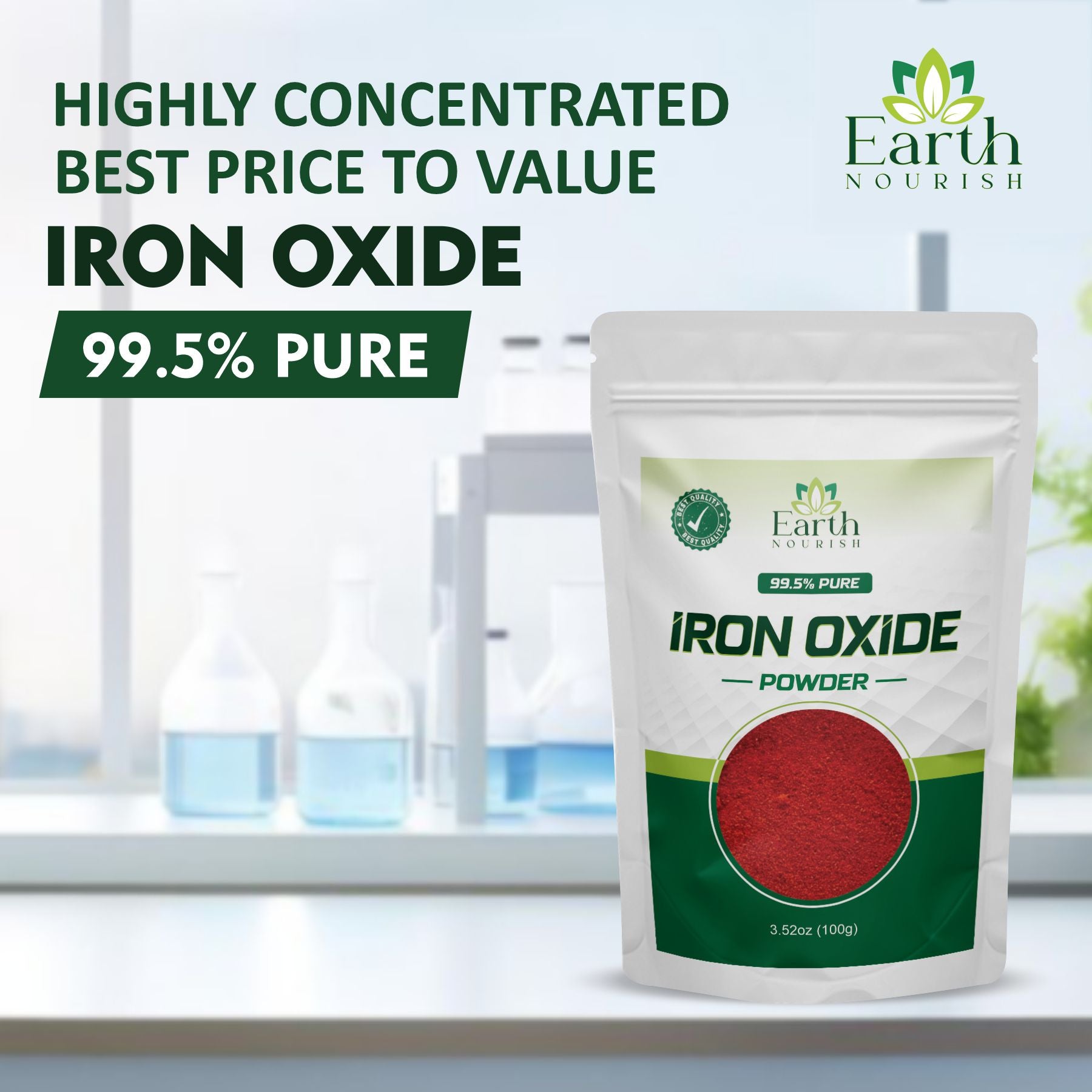 Earth Nourish Iron Oxide Red Powder 100g