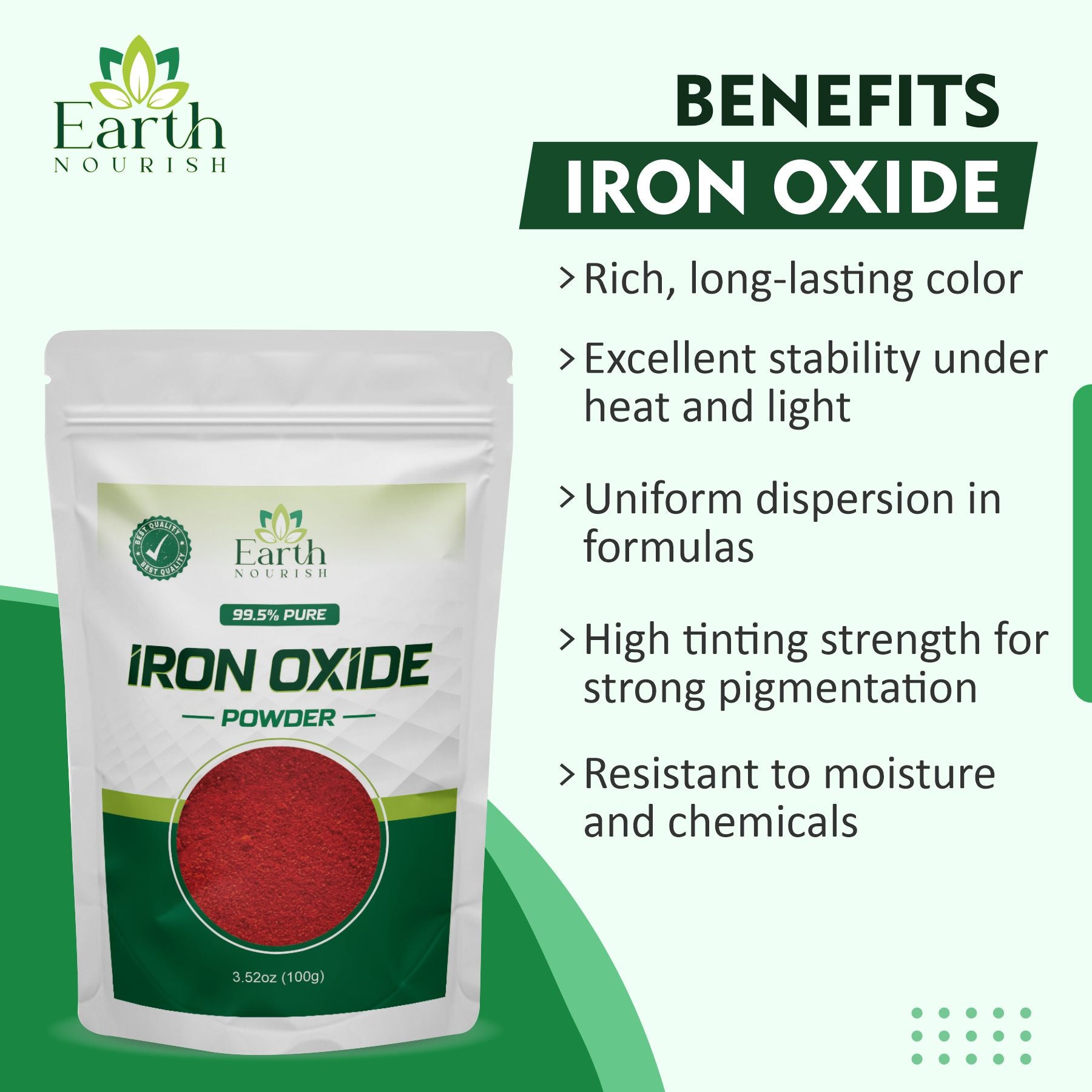 Earth Nourish Iron Oxide Red Powder 100g