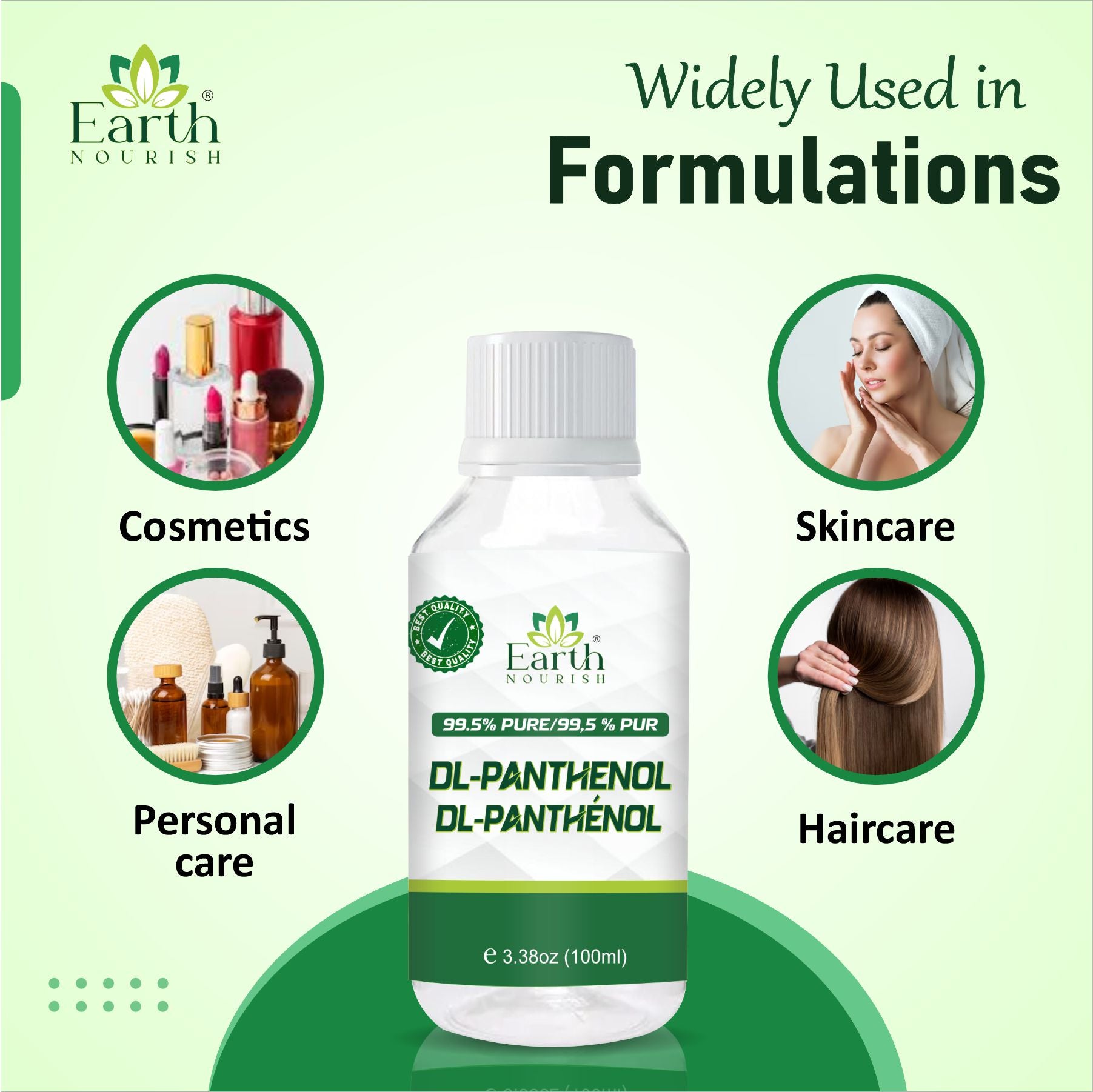 DL-Panthenol Liquid 100g – Cosmetic-Grade Raw Material | Earth Nourish