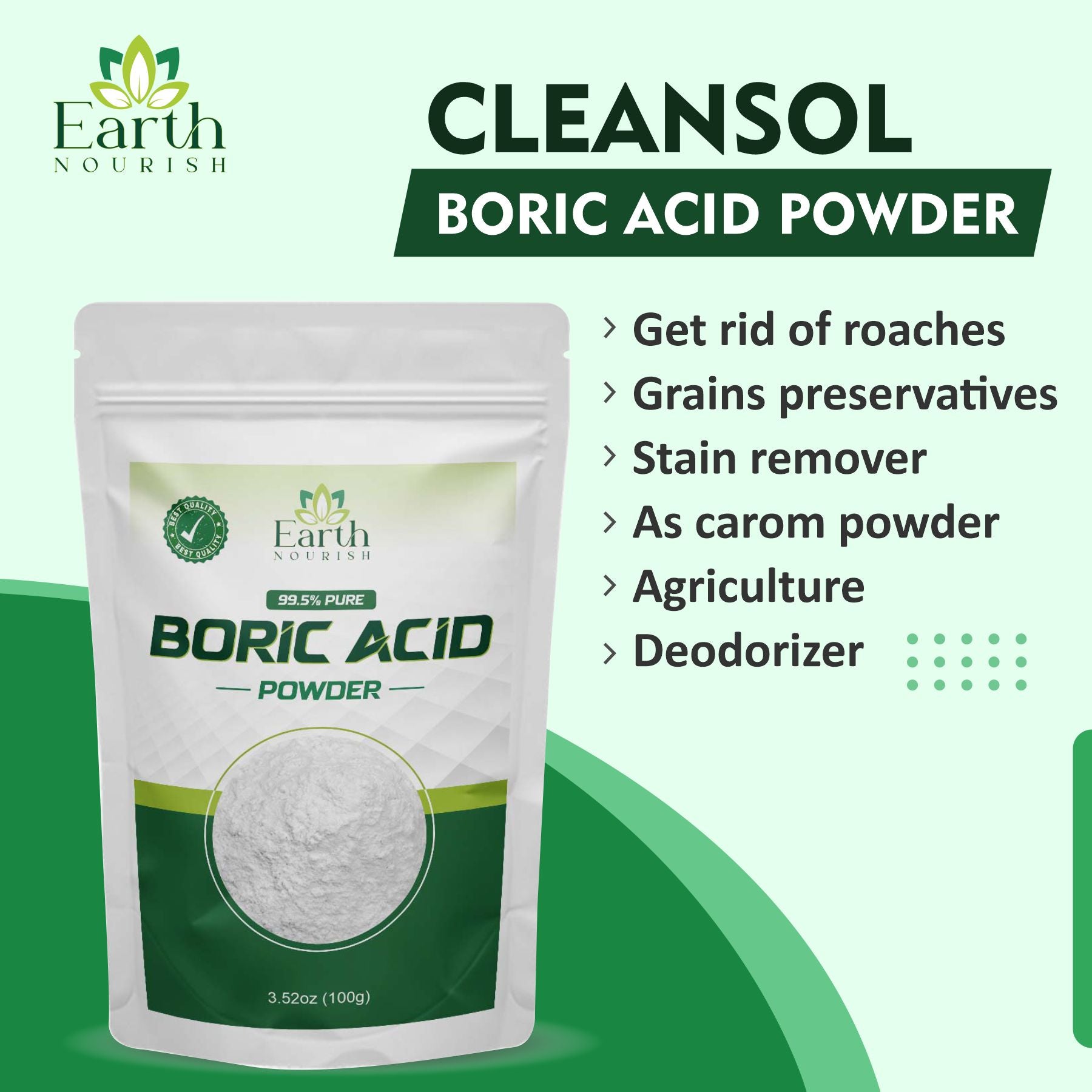 Boric Acid Powder – Cosmetic Grade Raw Material for Skincare & Personal Care Formulations