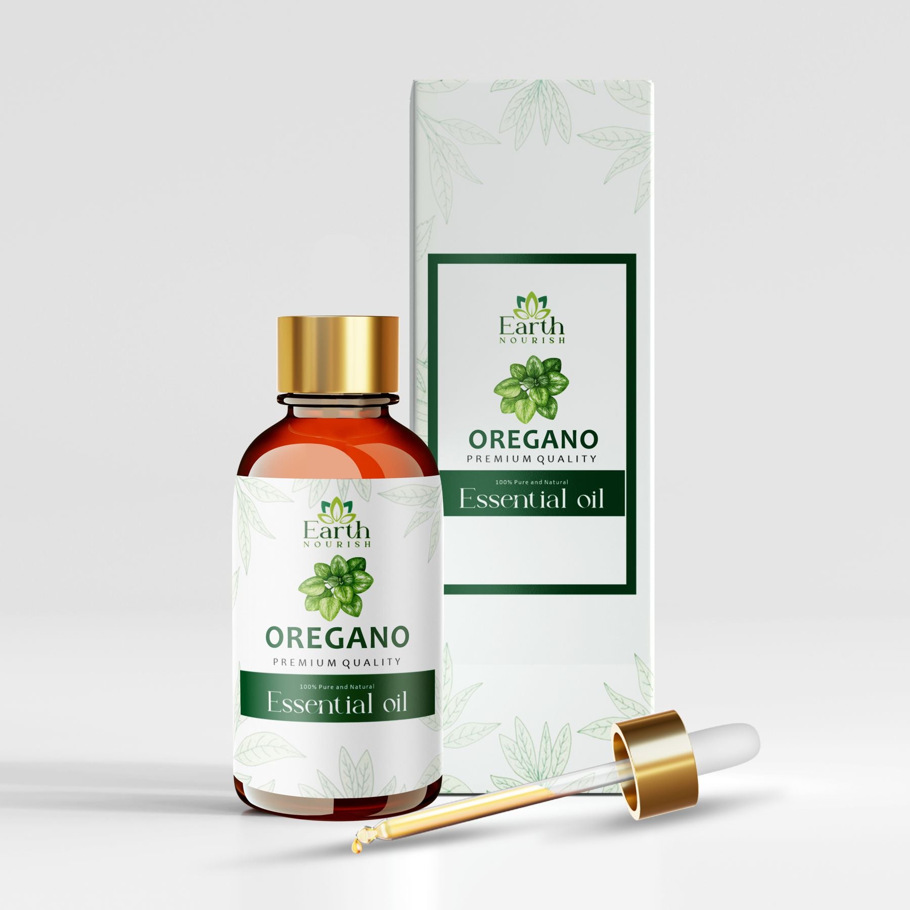 Earth Nourish Oregano Essential Oil – 50 ml | 100% Pure & Undiluted Aromatic Oil