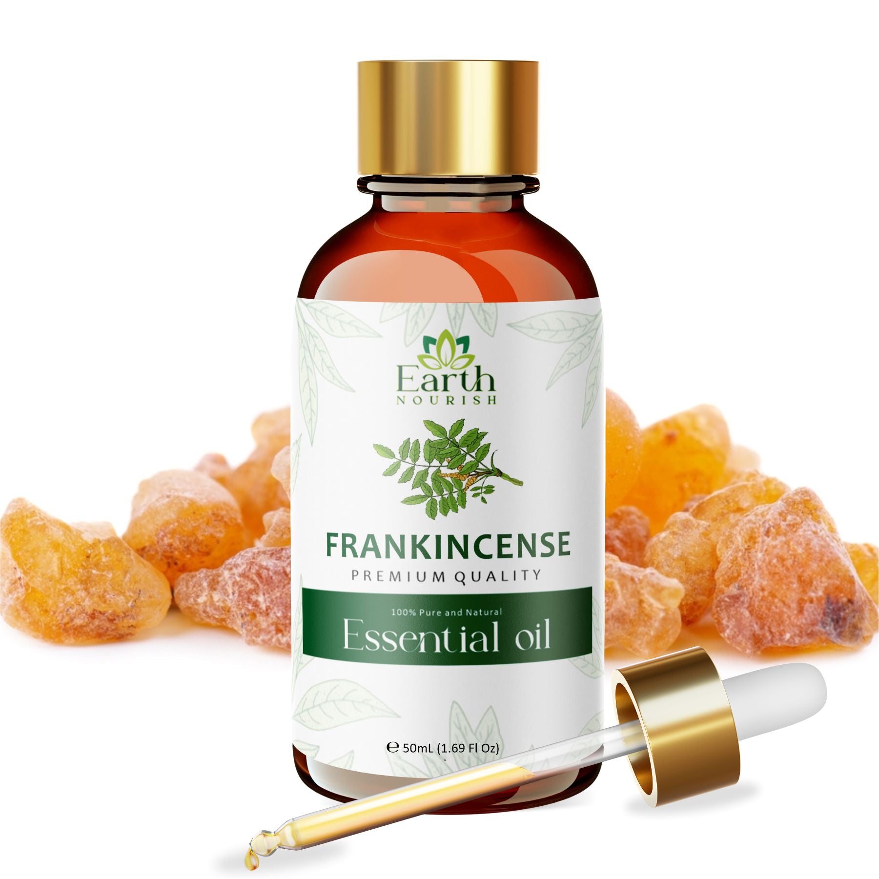 Frankincense Oil 50ml – Pure & Natural Essential Oil for DIY & Aromatherapy | Earth Nourish