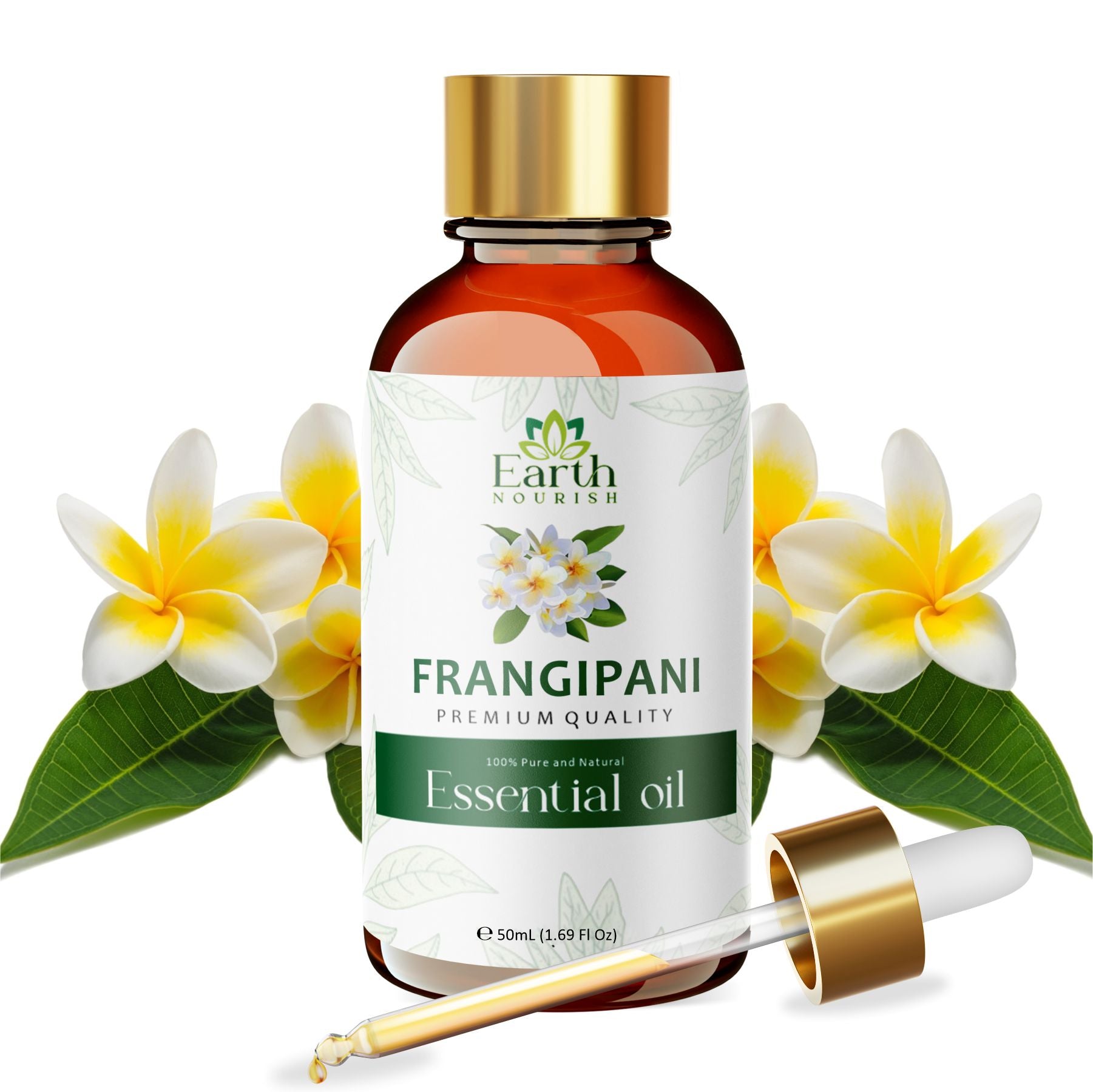 Frangipani Oil 50ml – Pure & Natural Essential Oil for DIY & Aromatherapy | Earth Nourish