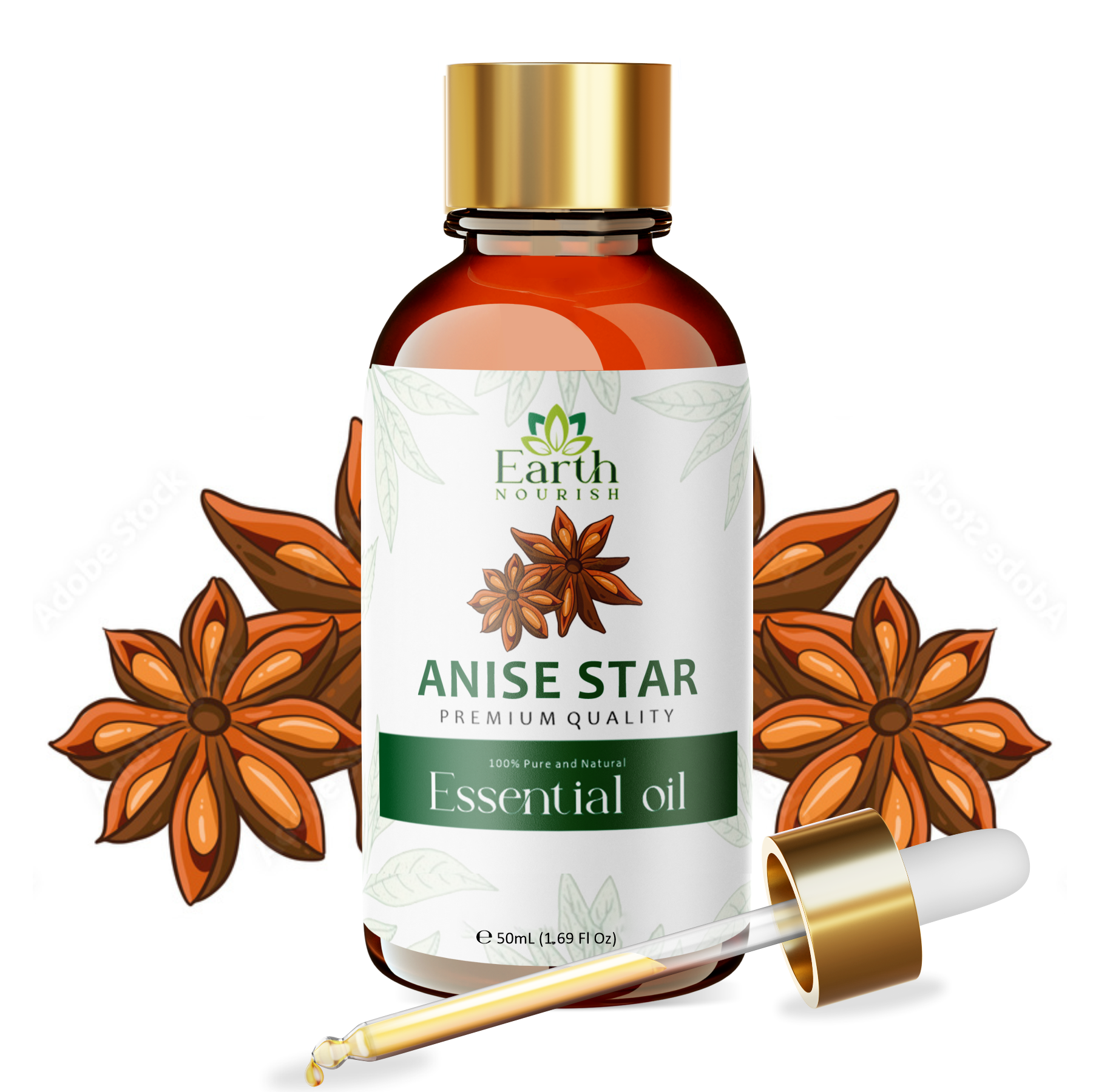 Star Anise Oil 50ml – Pure & Natural Essential Oil | Earth Nourish