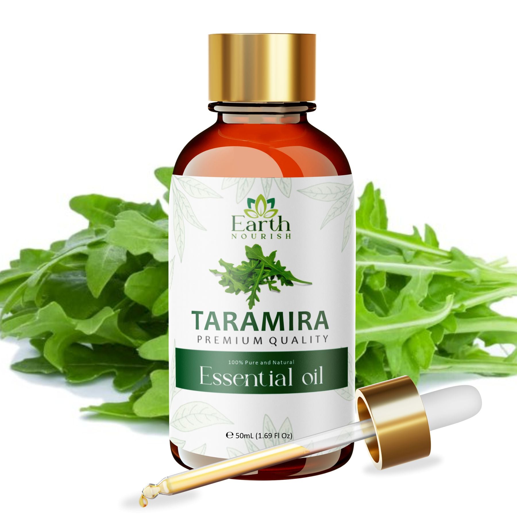 Taramira Oil 50ml – Pure & Natural Cold-Pressed Carrier Oil for Hair Fall Control & Scalp Care | Earth Nourish