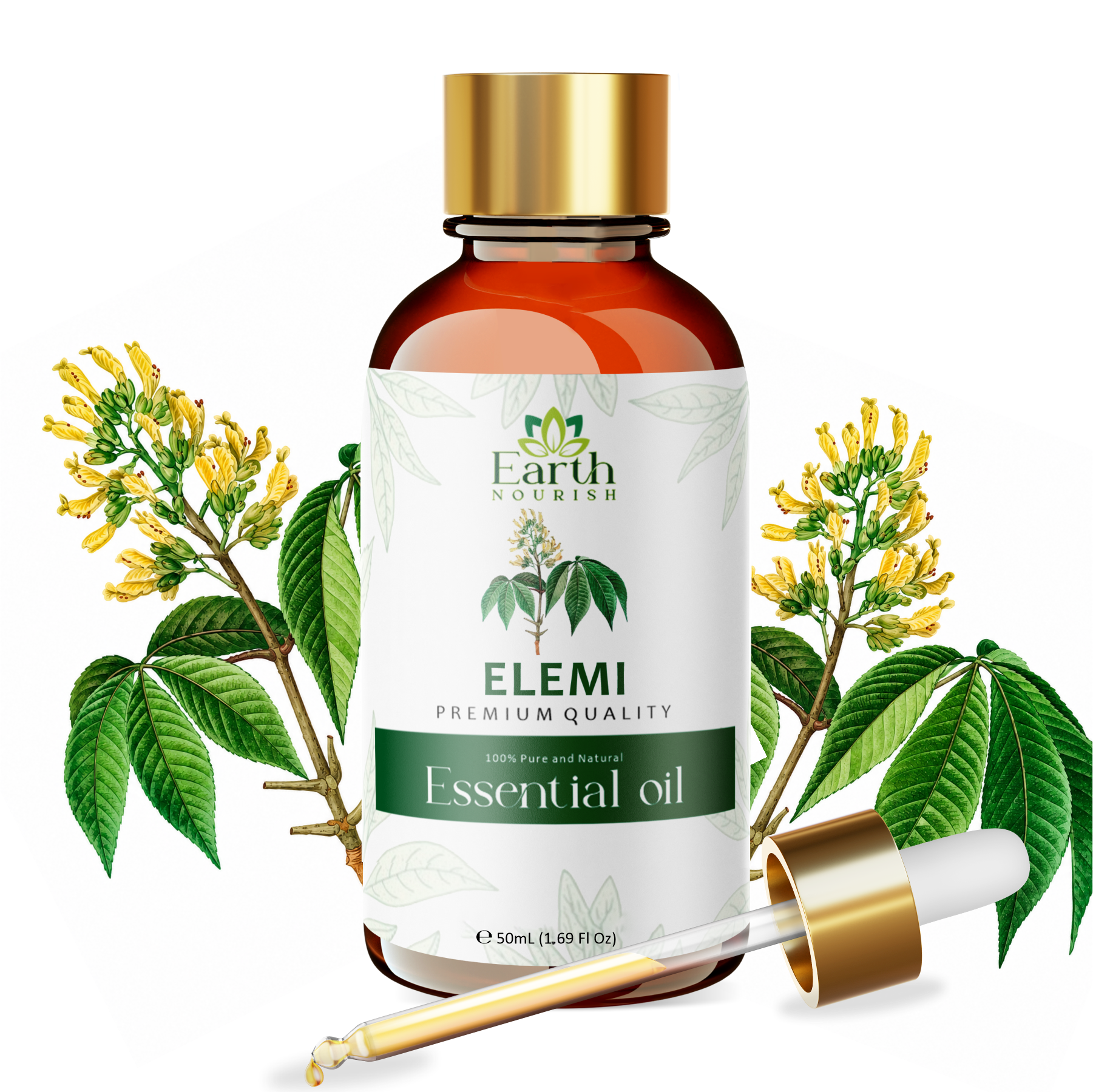 Elemi Oil 50ml – Pure & Natural Essential Oil for DIY & Aromatherapy | Earth Nourish