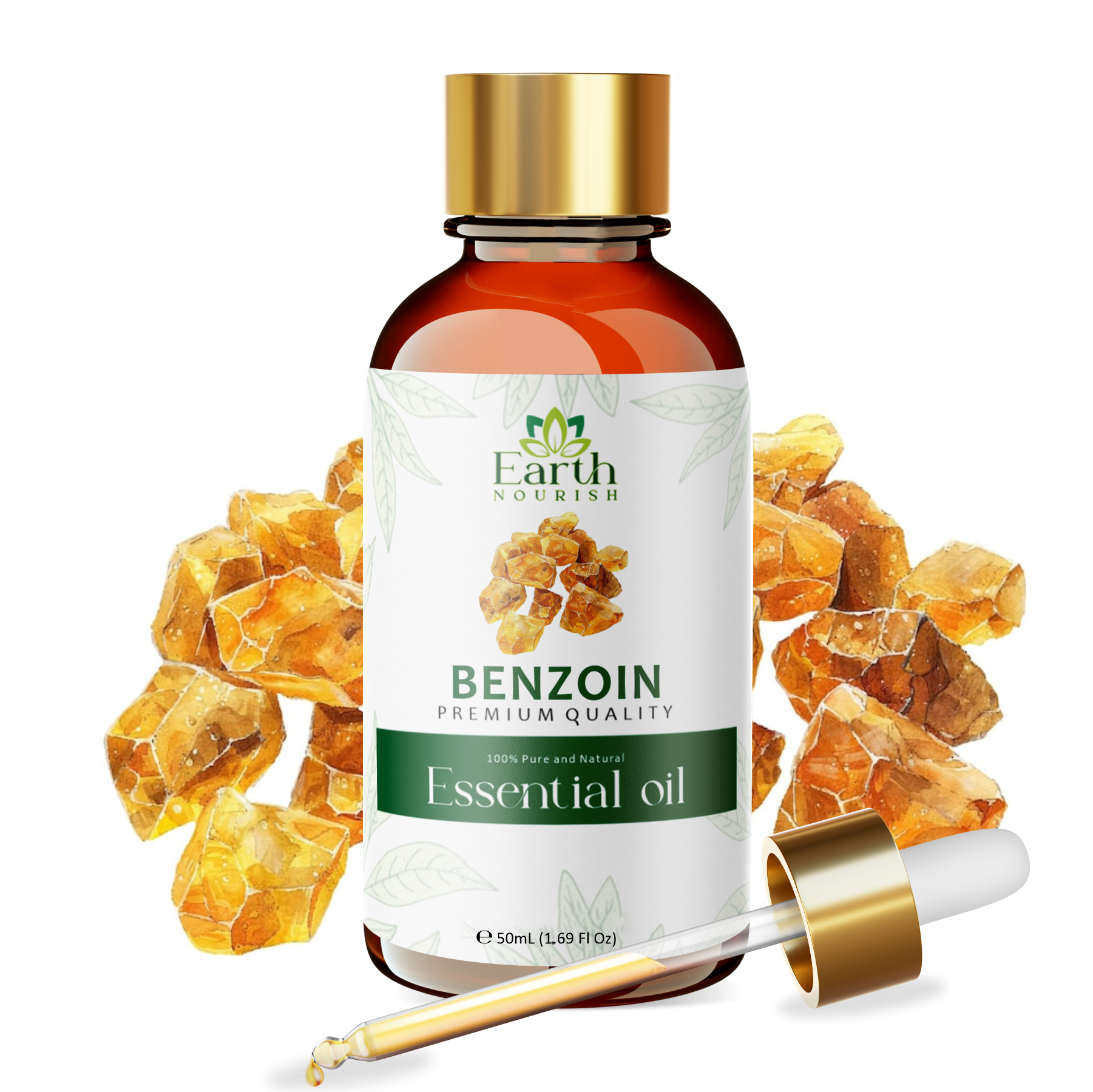 Benzoin Oil 30ml – Pure & Natural Essential Oil for DIY & Aromatherapy | Earth Nourish