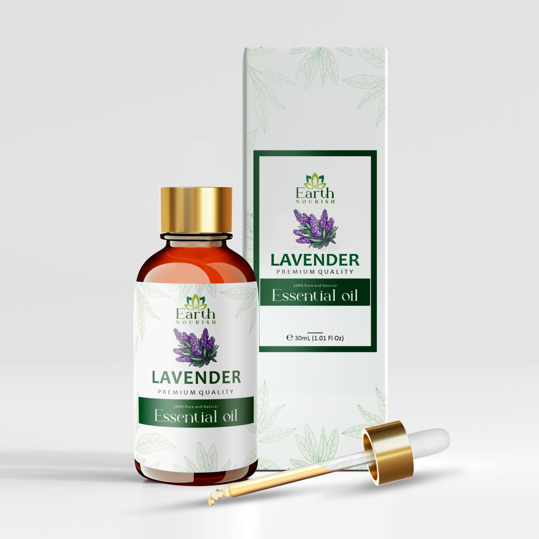 Lavender Oil 50ml – Pure & Natural Essential Oil for Relaxation & Skin Soothing | Earth Nourish