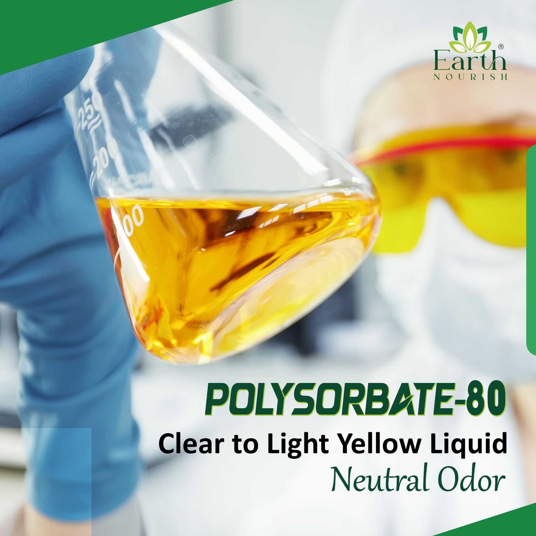 Polysorbate 80 100g – Cosmetic-Grade Raw Material | Earth Nourish