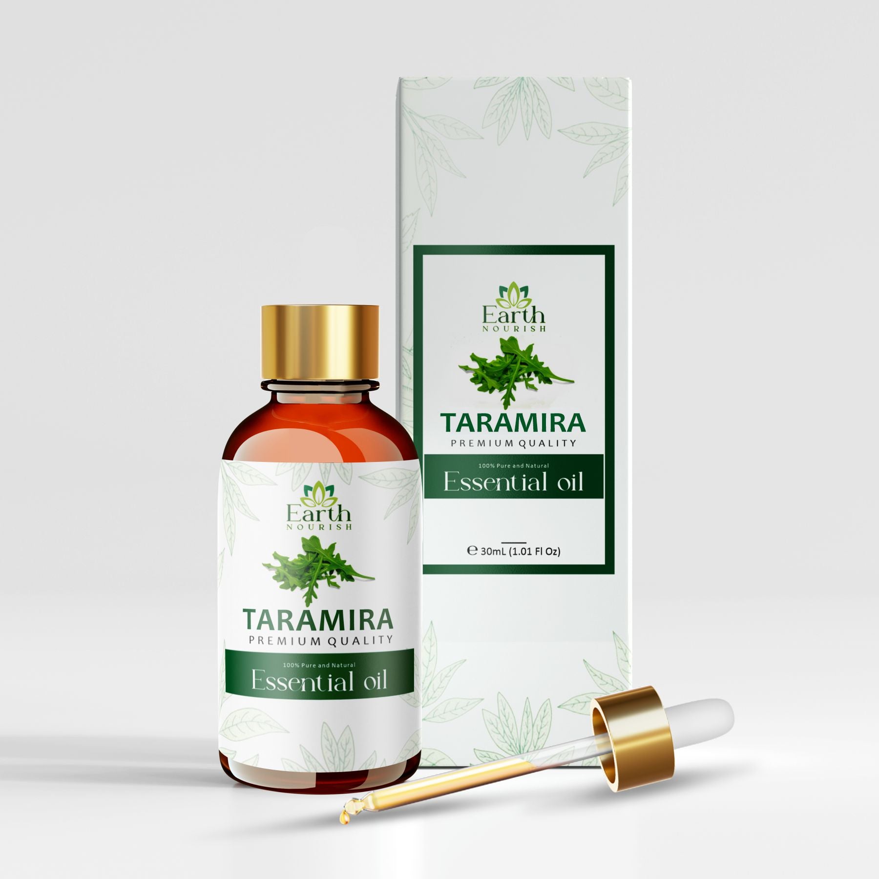 Taramira Oil 50ml – Pure & Natural Cold-Pressed Carrier Oil for Hair Fall Control & Scalp Care | Earth Nourish