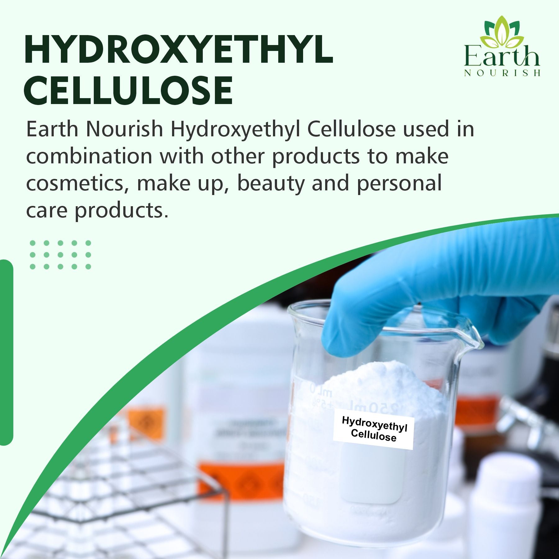 Earth Nourish Hydroxyethyl Cellulose (HEC) Powder 100g