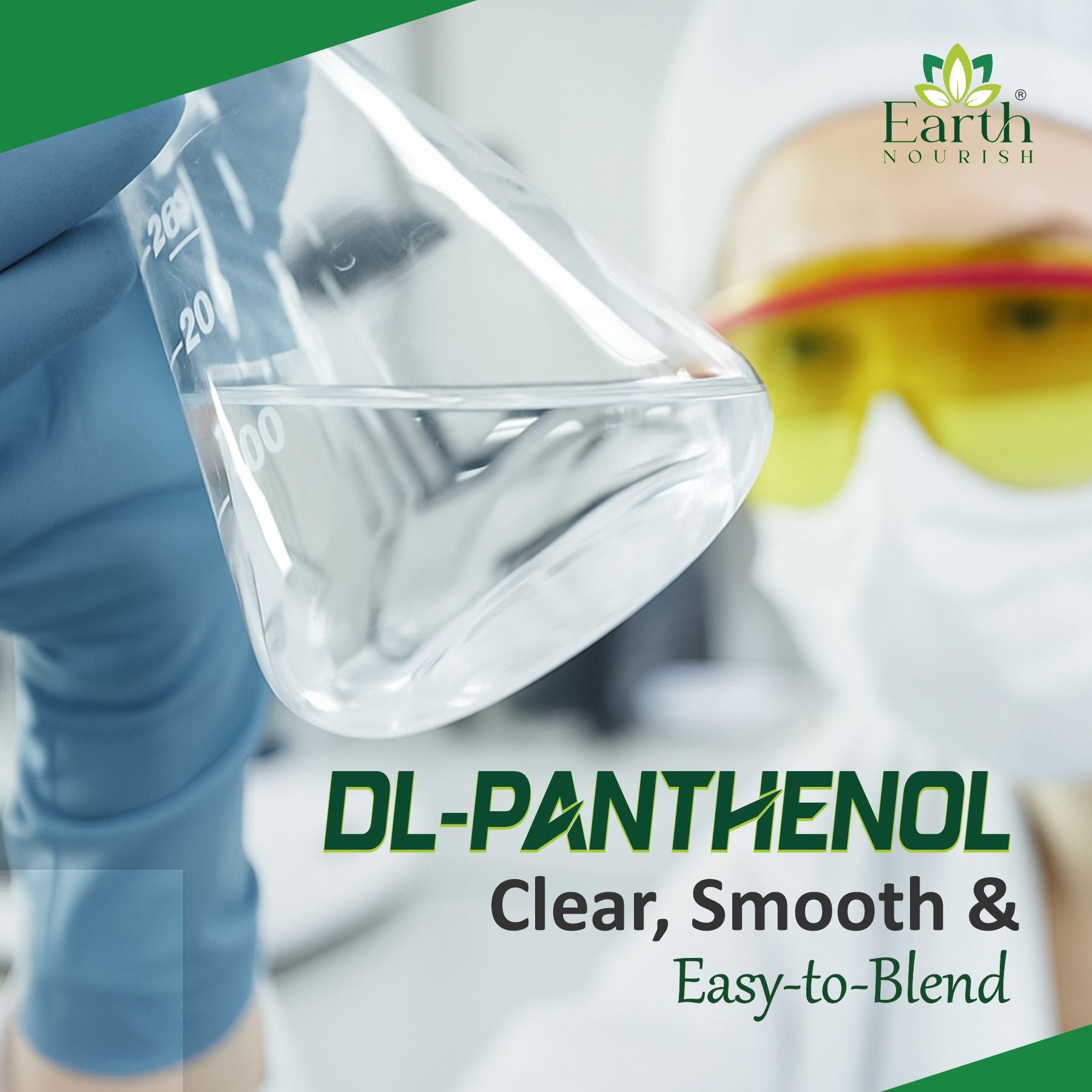 DL-Panthenol Liquid 100g – Cosmetic-Grade Raw Material | Earth Nourish