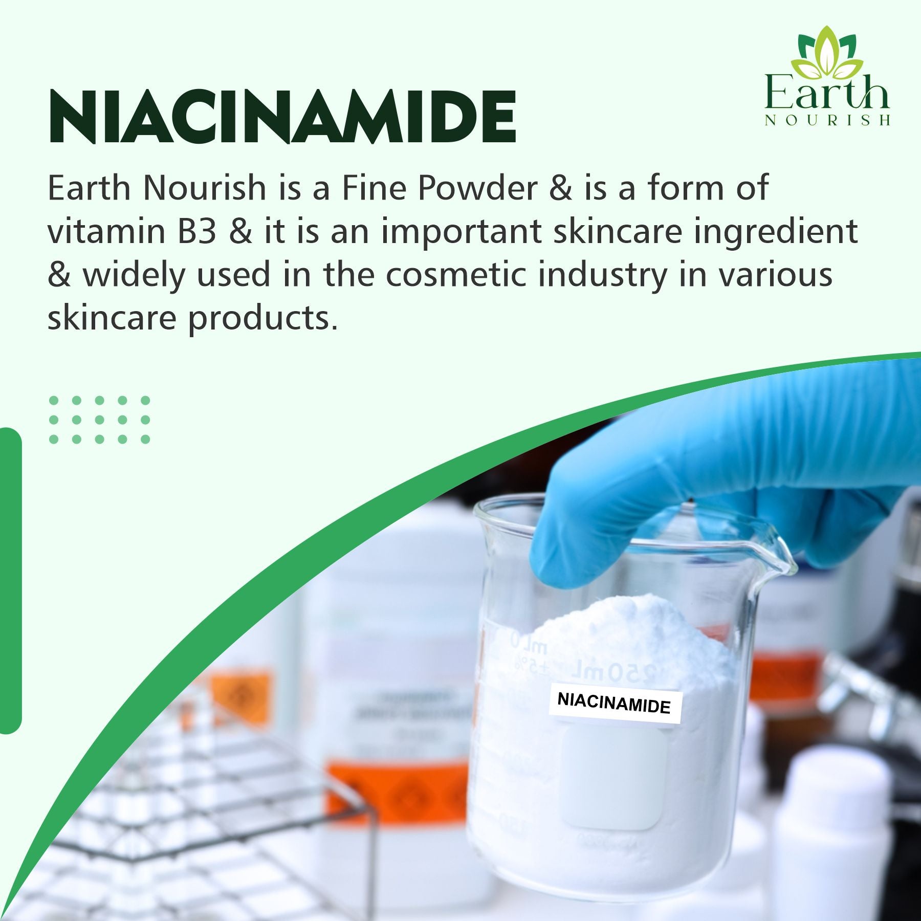 Earth Nourish Niacinamide Powder (Vitamin B3) 100g