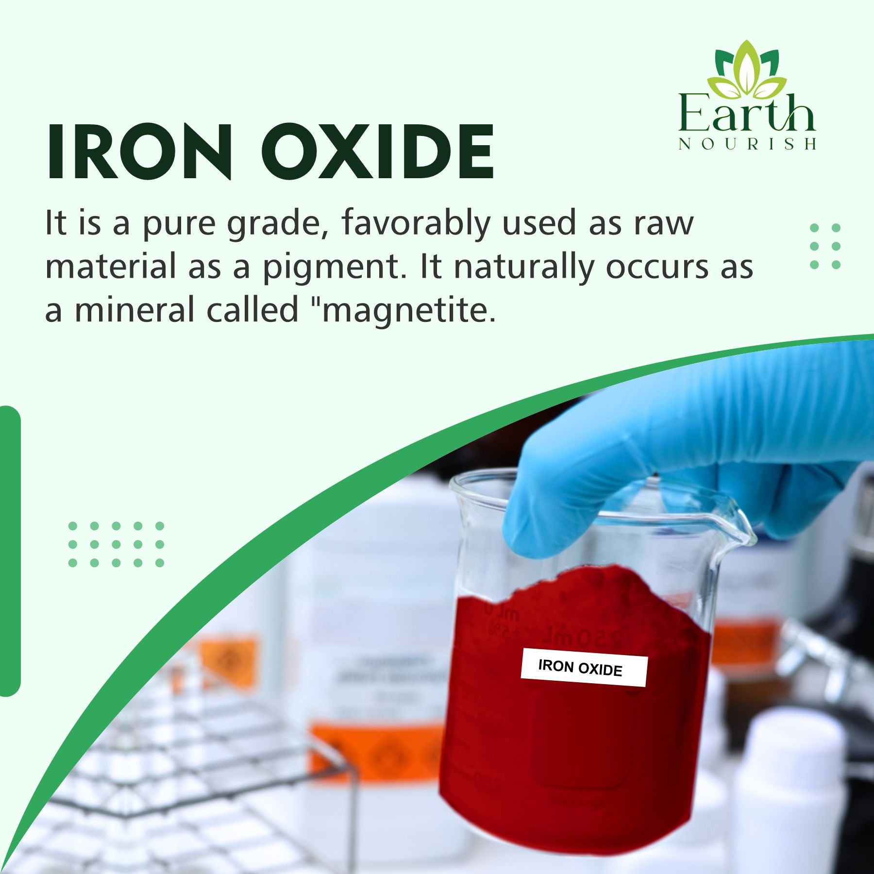 Iron Oxide (Red) Powder 100g – Cosmetic-Grade Pigment | Earth Nourish