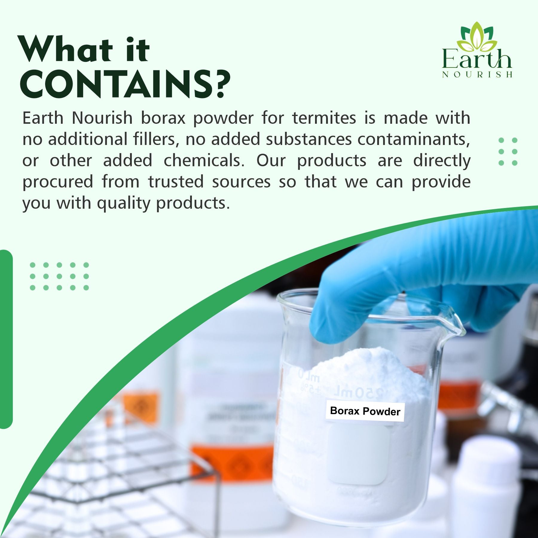 Borax Powder 100g – Cosmetic-Grade Raw Material | Earth Nourish