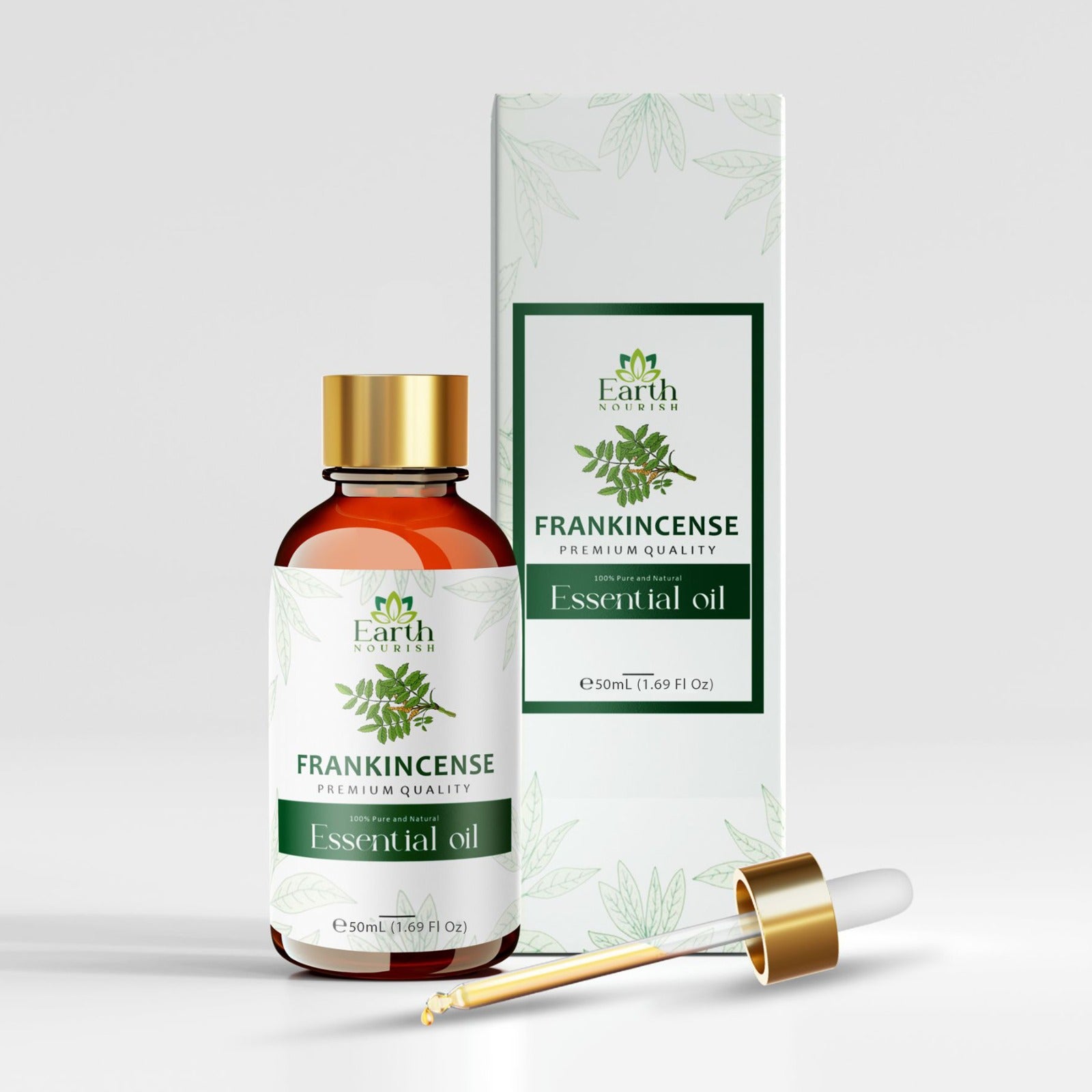 Frankincense Oil 50ml – Pure & Natural Essential Oil for DIY & Aromatherapy | Earth Nourish