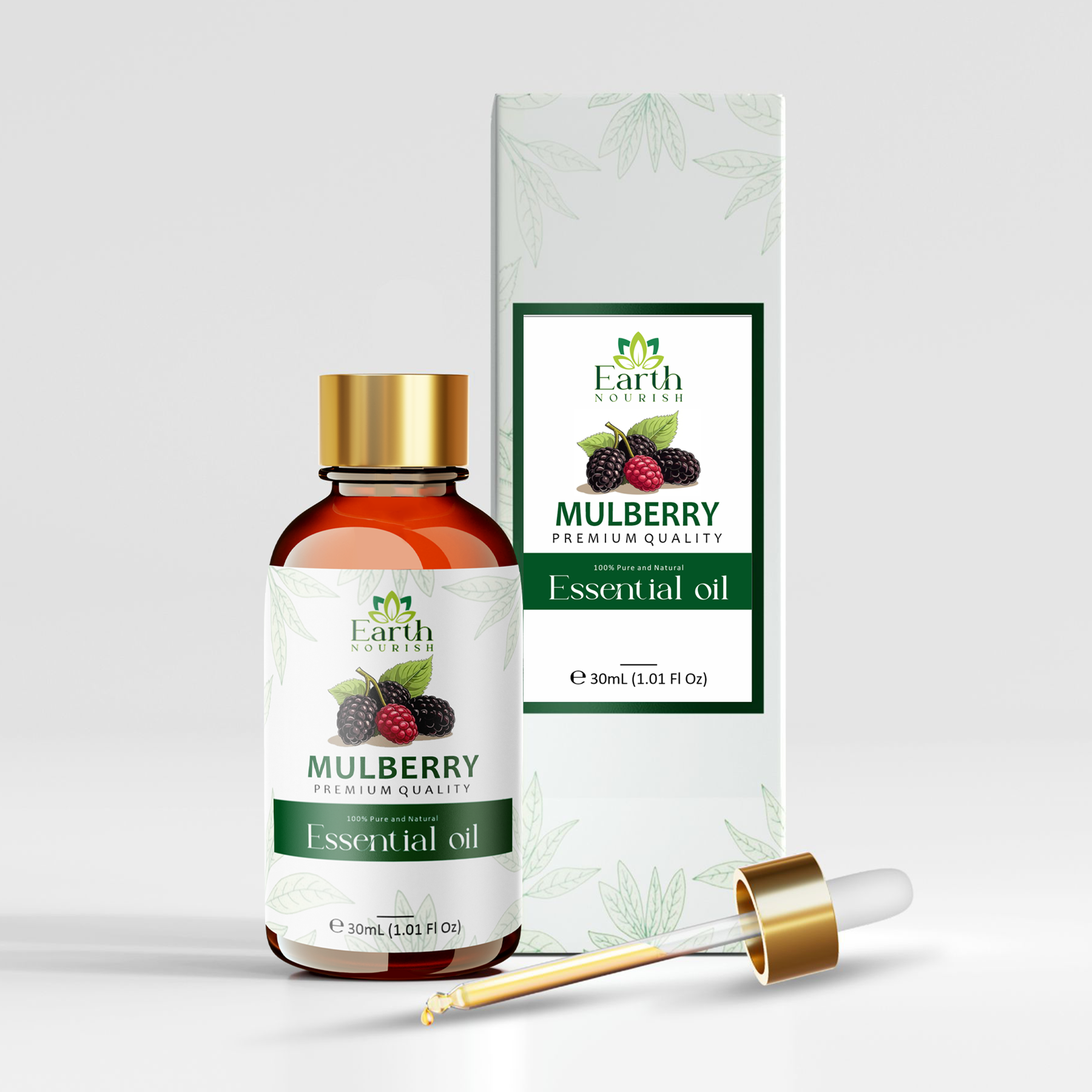 Mulberry Oil 50ml – Pure & Natural Carrier Oil for Skin Brightening & Even Complexion | Earth Nourish