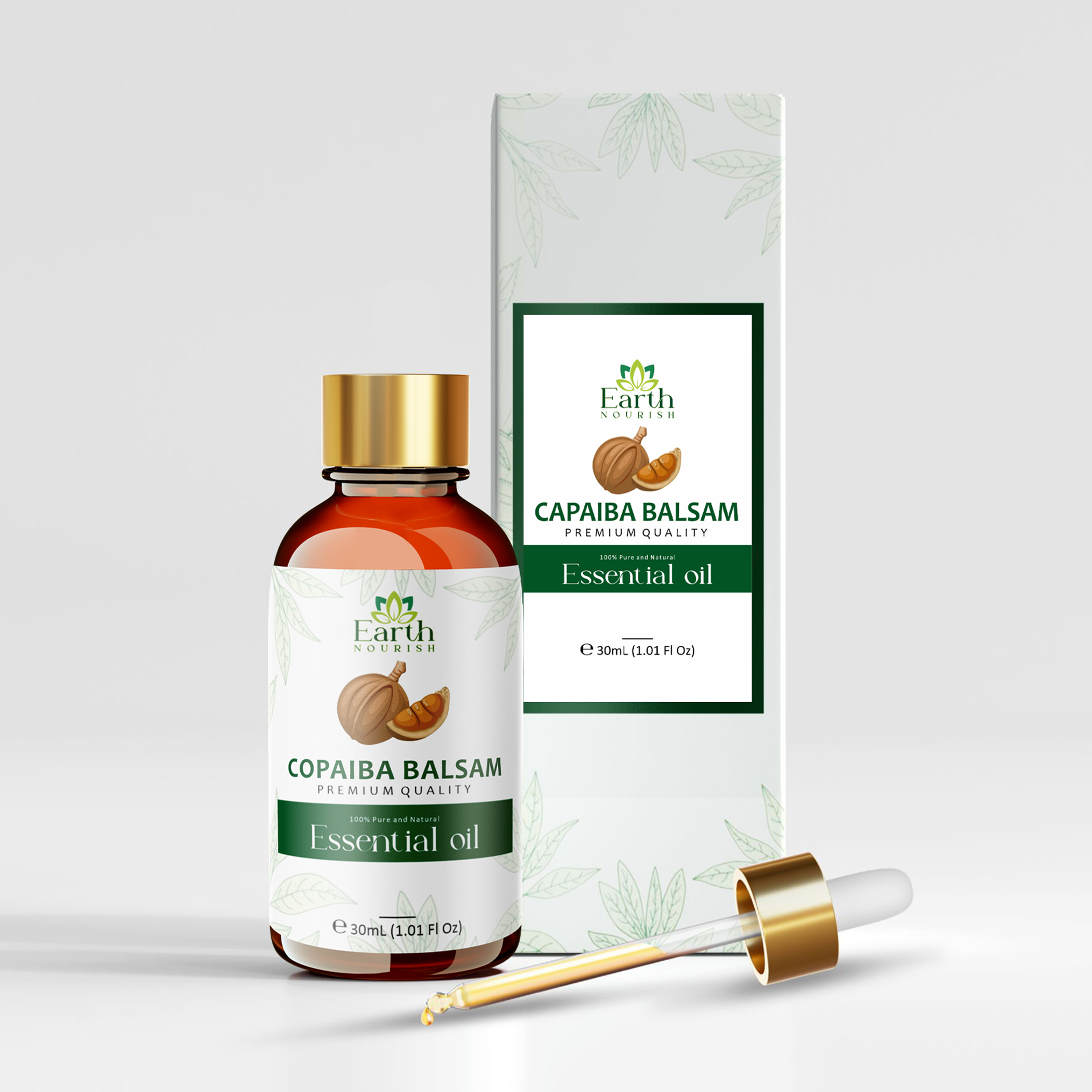 Copaiba Balsam Oil 50ml – Pure & Natural Essential Oil for DIY & Aromatherapy | Earth Nourish