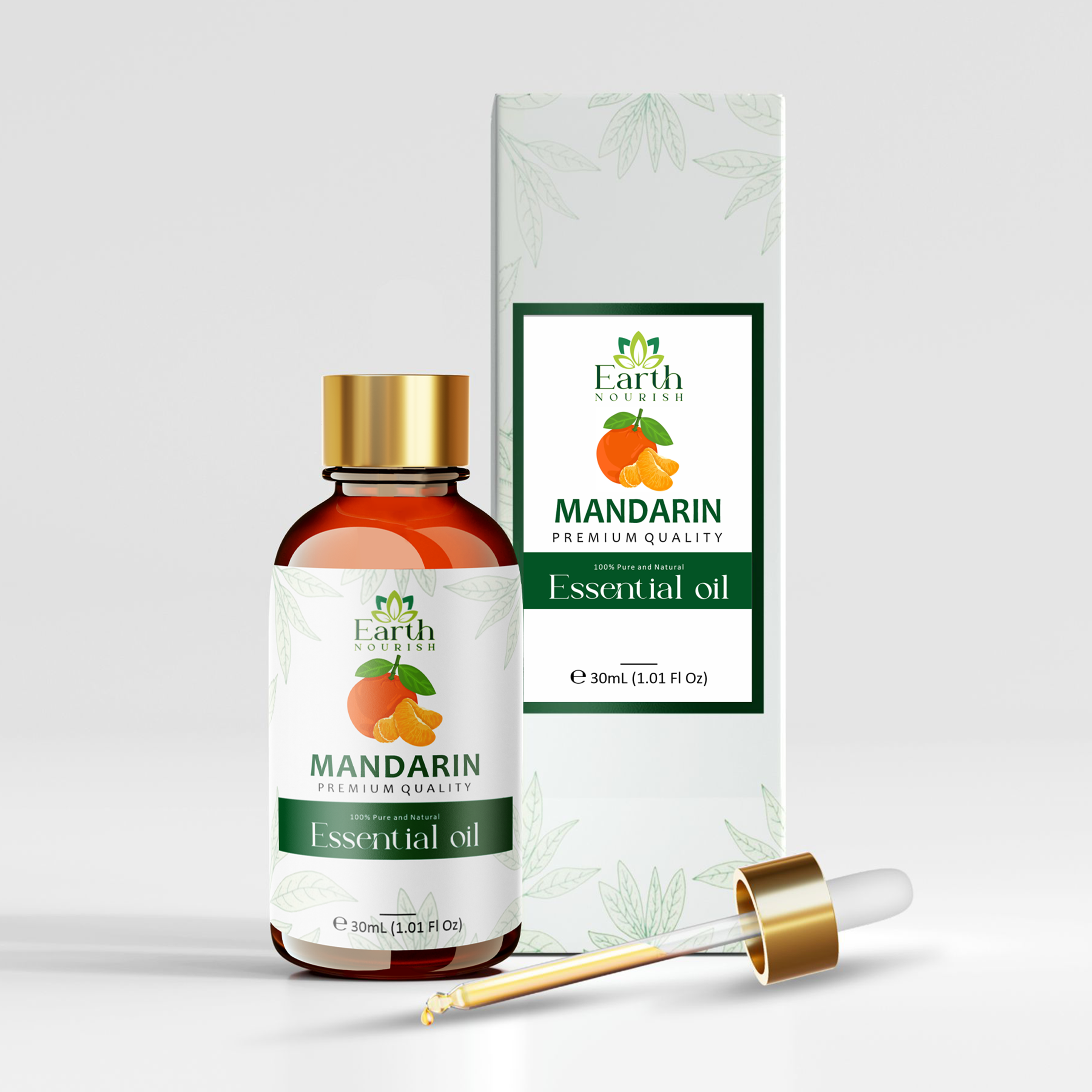 Mandarin Oil 50ml – Pure & Natural Essential Oil for Calm & Skin Smoothing | Earth Nourish