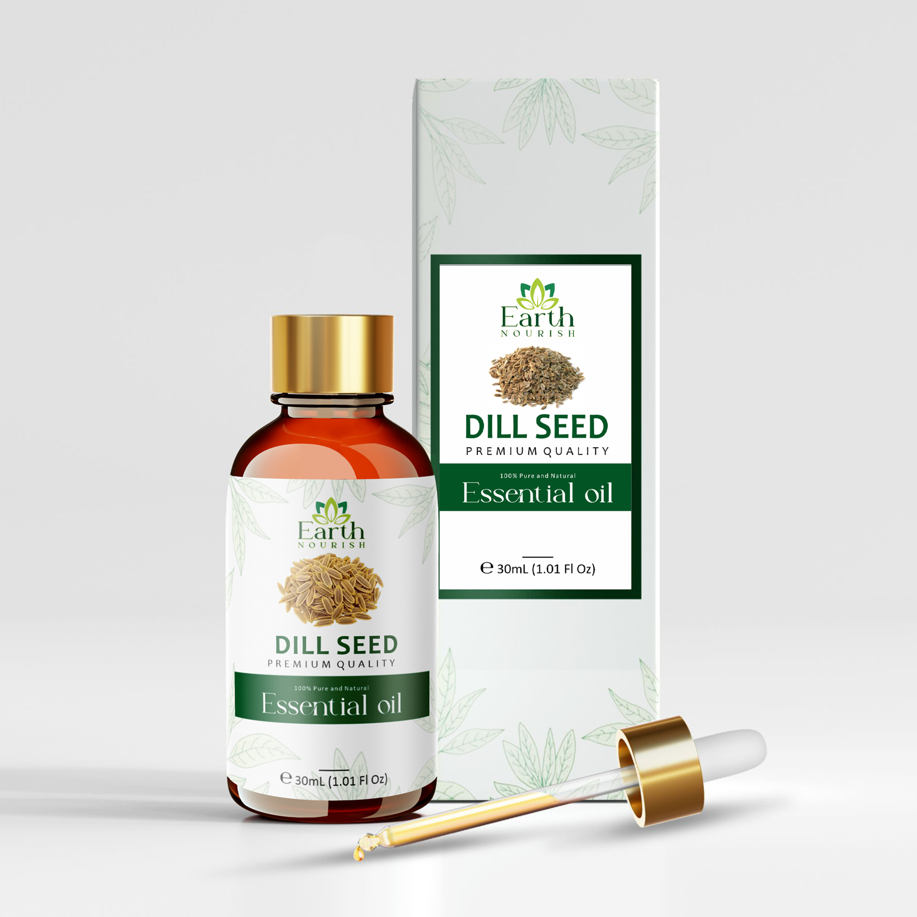Dill Seed Oil 50ml – Pure & Natural Essential Oil for DIY & Aromatherapy | Earth Nourish