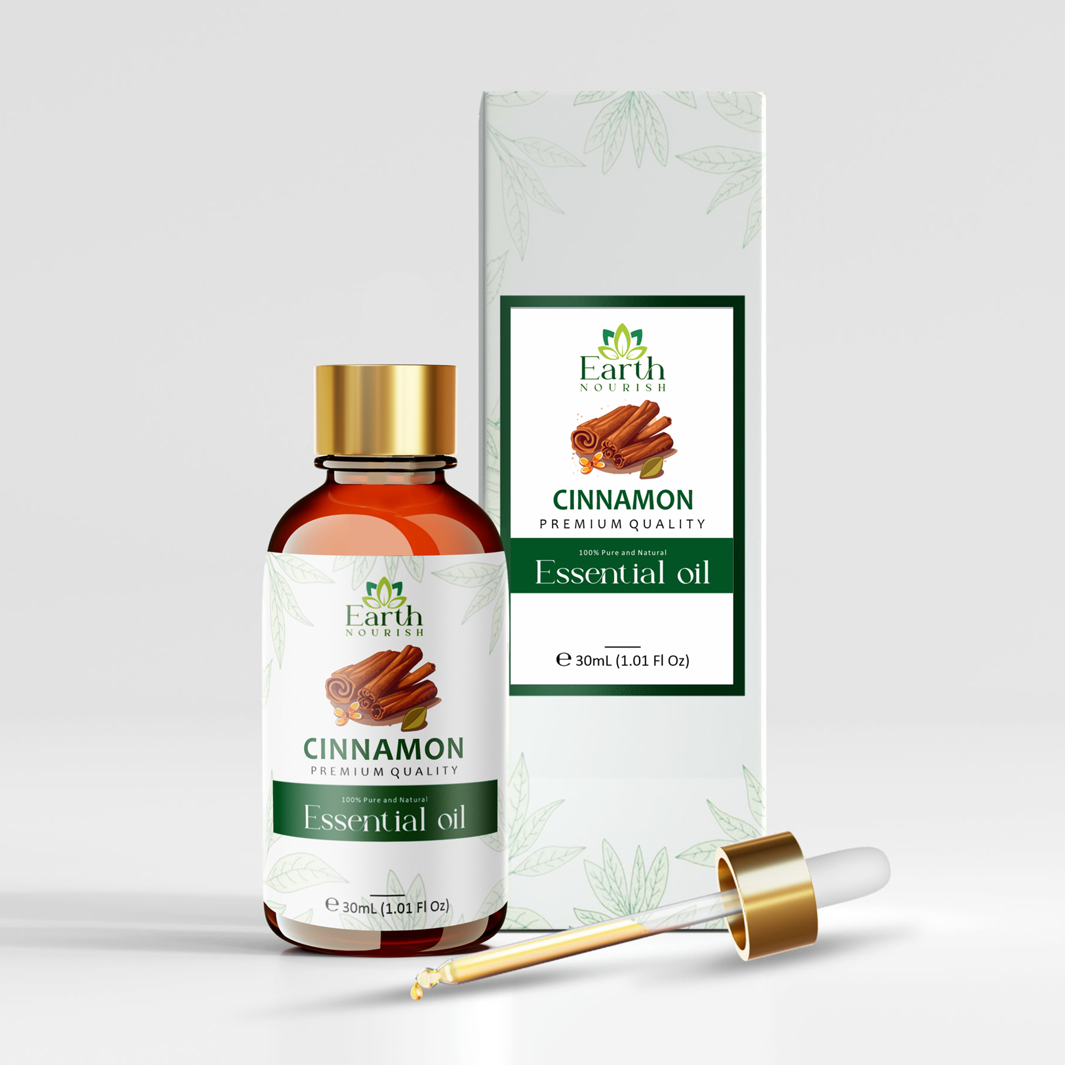 Cinnamon Oil 50ml – Pure & Natural Essential Oil for DIY & Aromatherapy | Earth Nourish