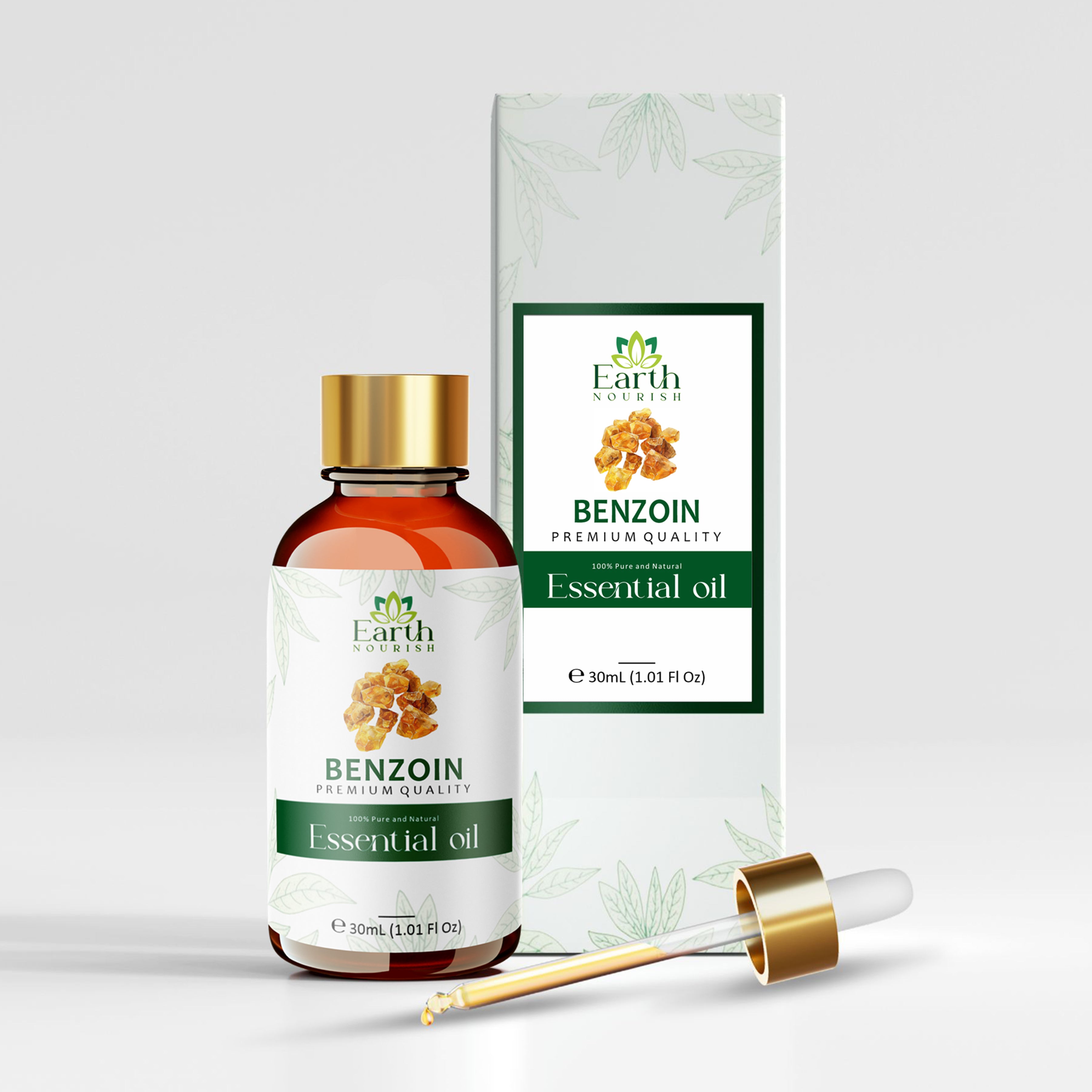 Benzoin Oil 30ml – Pure & Natural Essential Oil for DIY & Aromatherapy | Earth Nourish