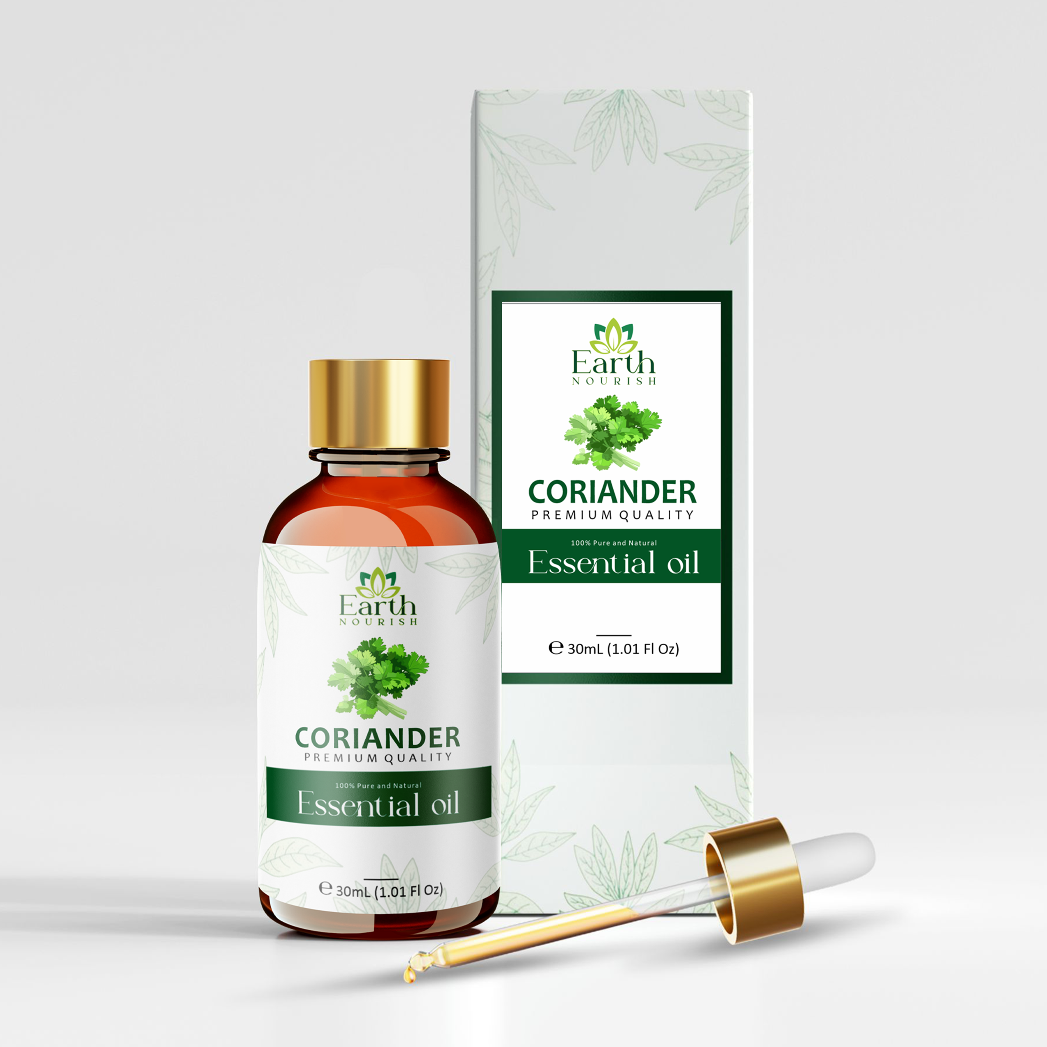 Coriander Oil 50ml – Pure & Natural Essential Oil for DIY & Aromatherapy | Earth Nourish