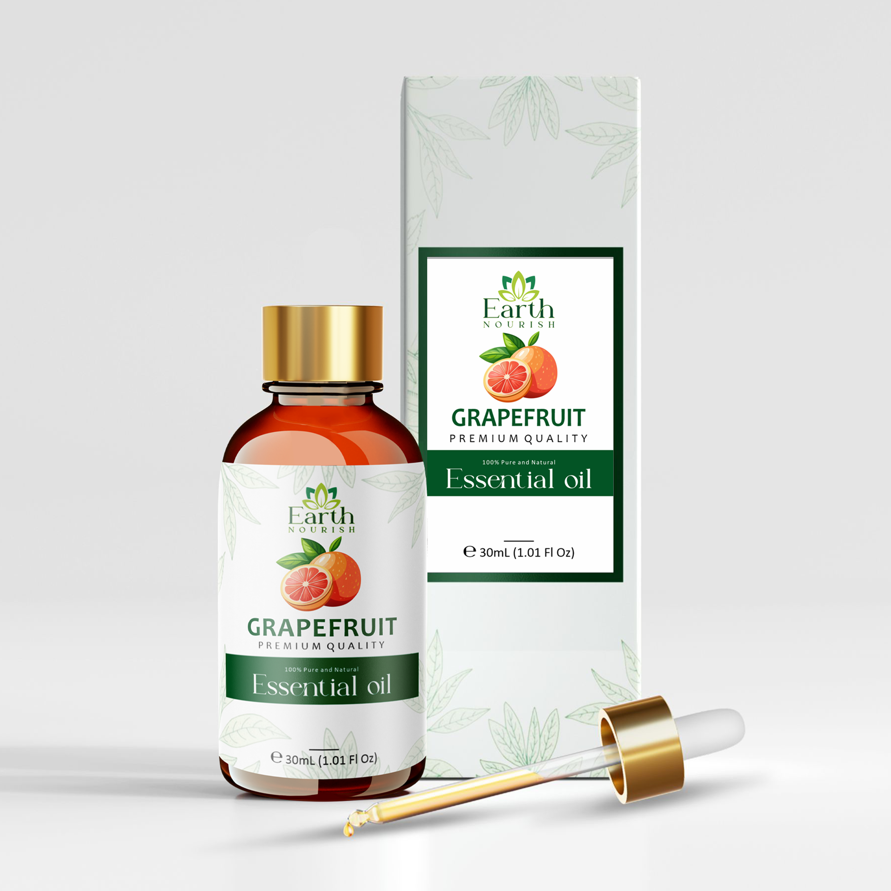 Grapefruit Oil 50ml – Pure & Natural Essential Oil for DIY & Aromatherapy | Earth Nourish