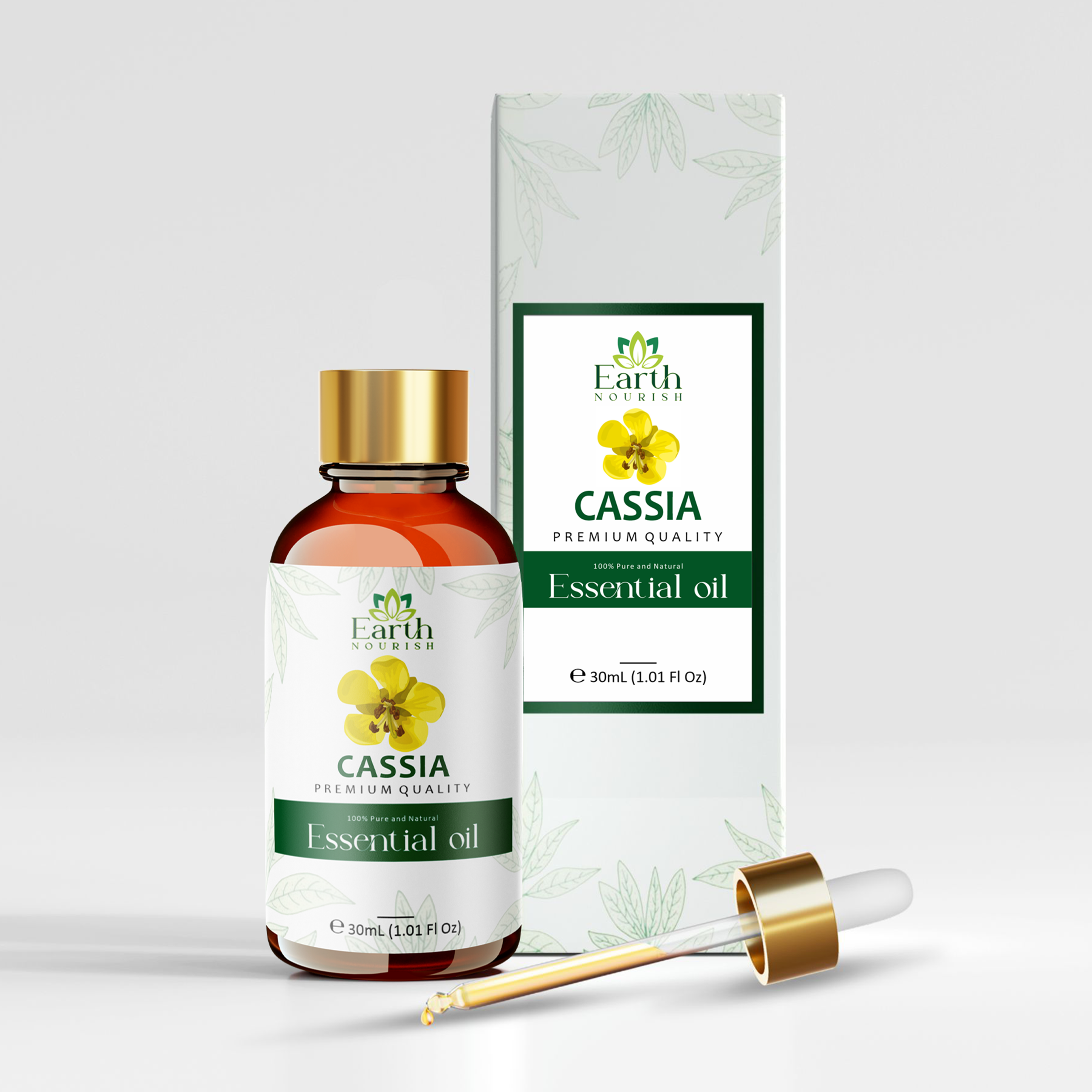 Cassia Oil 50ml – Pure & Natural Essential Oil for DIY & Aromatherapy | Earth Nourish