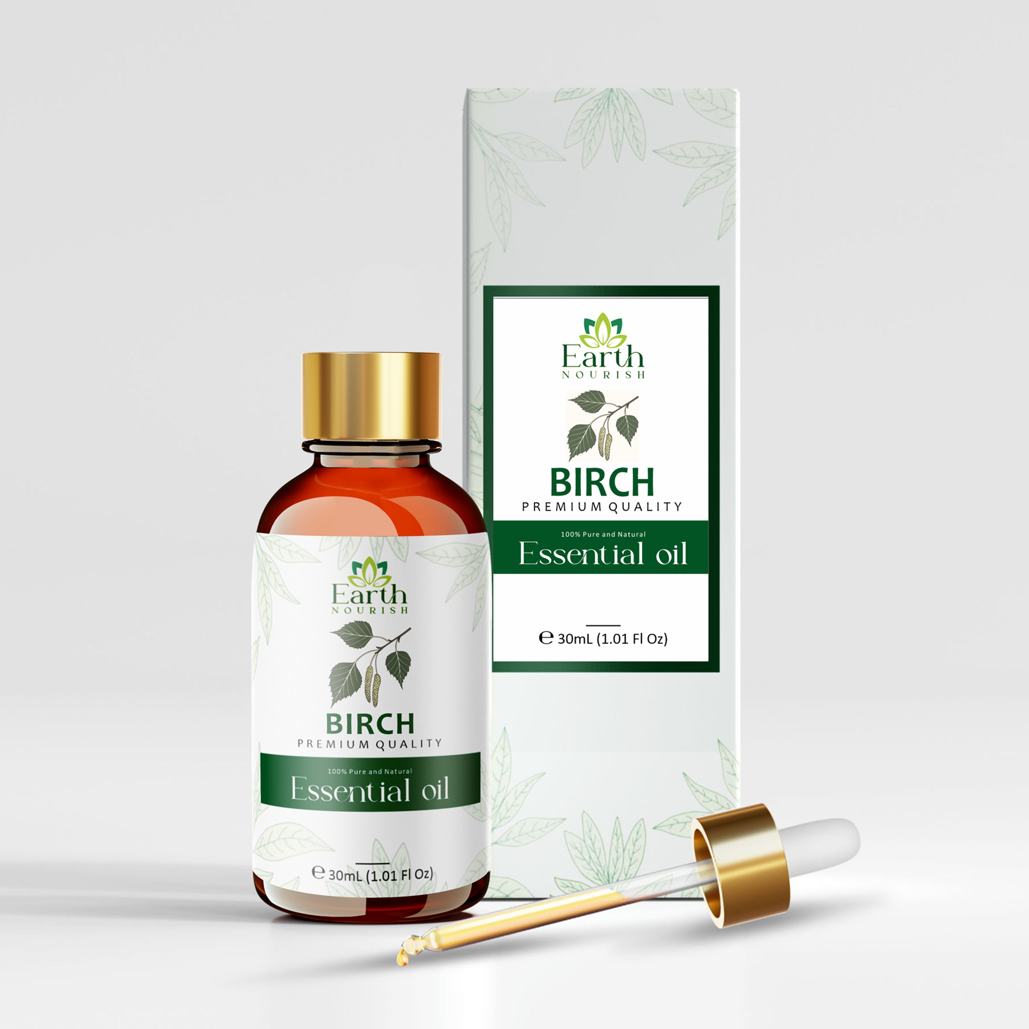 Birch Oil 30ml – Pure & Natural Essential Oil for DIY & Aromatherapy | Earth Nourish