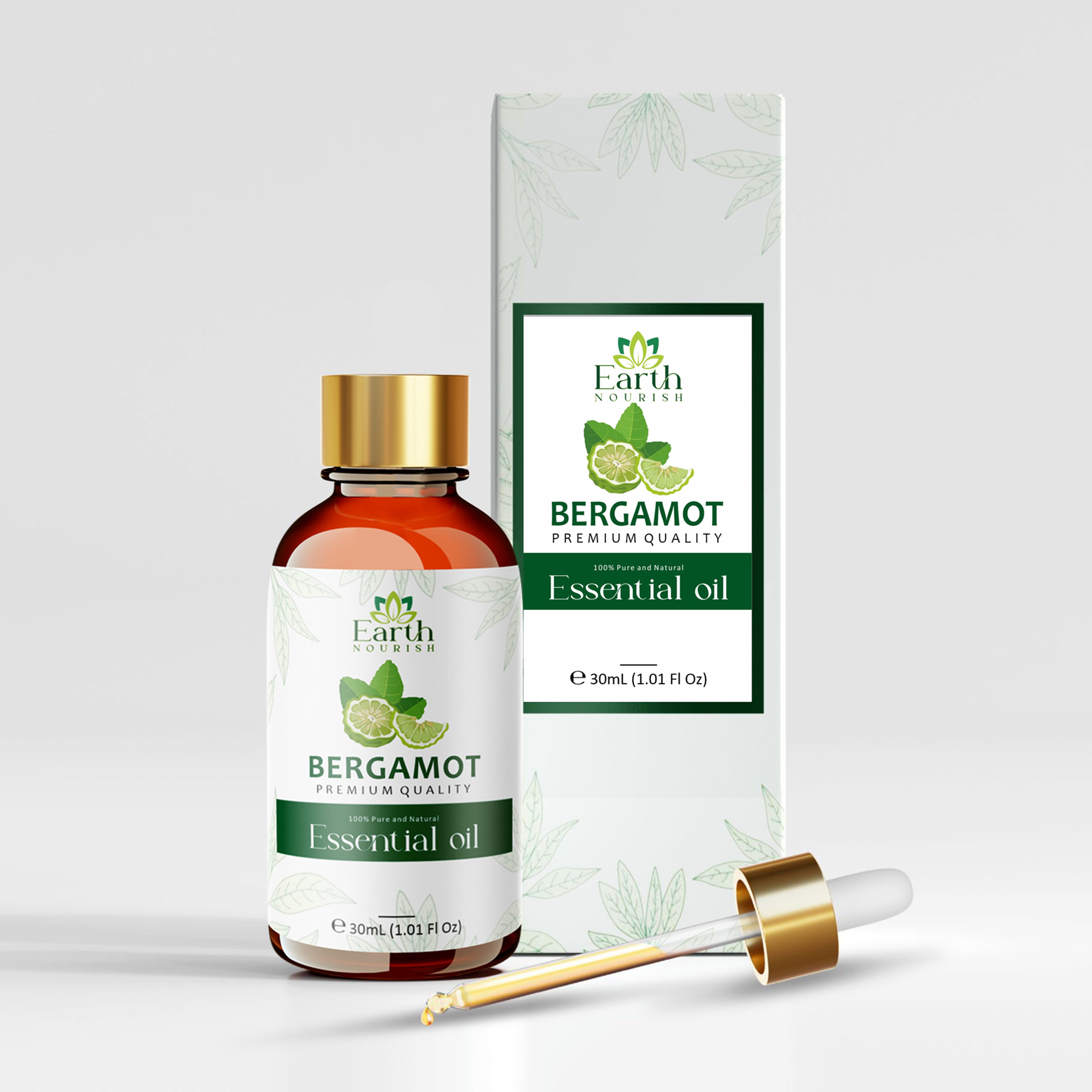 Bergamot Oil 50ml – Pure & Natural Essential Oil for DIY & Aromatherapy | Earth Nourish