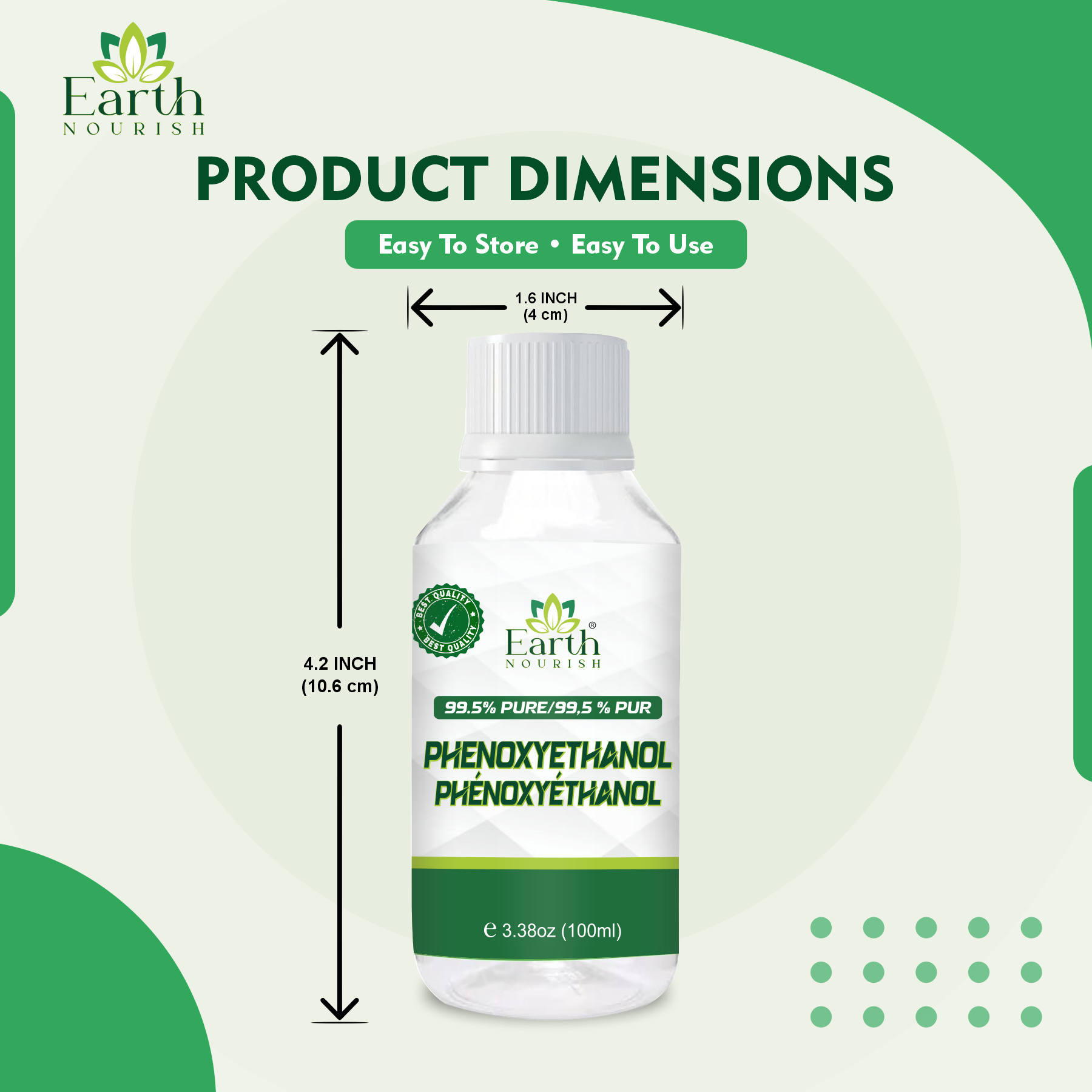 Phenoxyethanol 100g – Cosmetic-Grade Raw Material | Earth Nourish