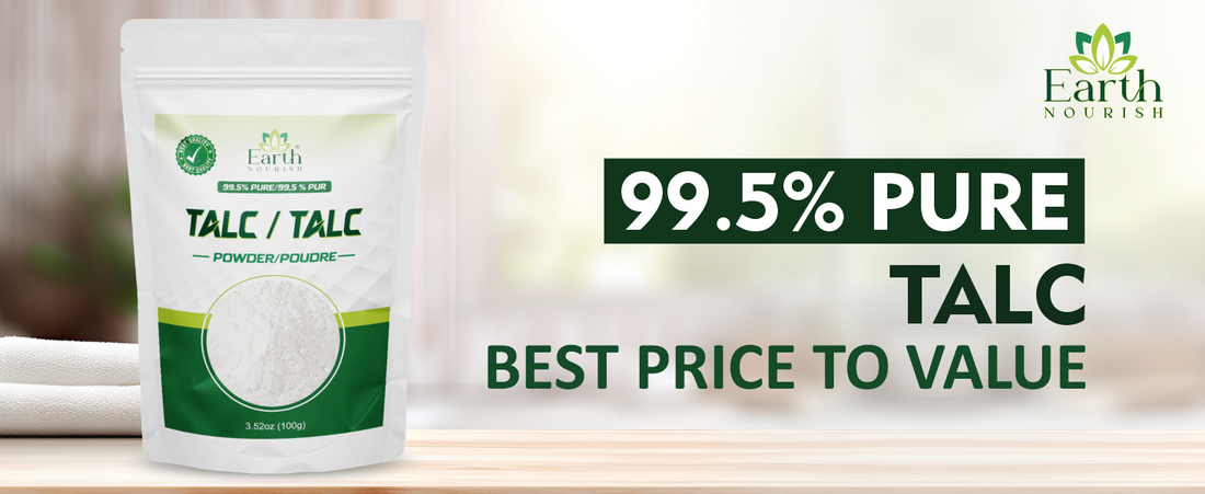 Talc Powder 100g – Cosmetic-Grade Raw Material | Earth Nourish